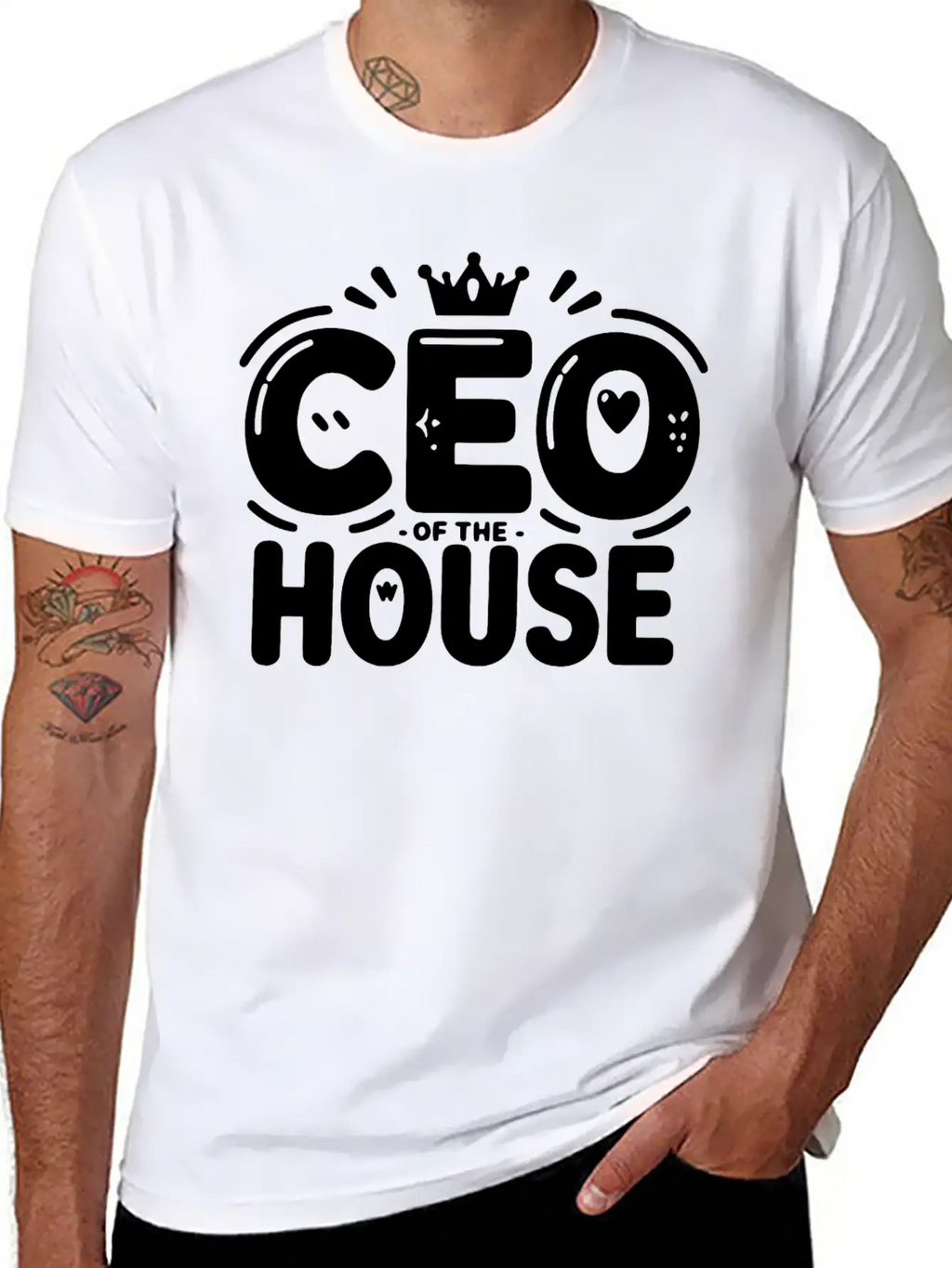 CEO Of The House Unisex Casual T-Shirt – Clean Design For Daily Comfort