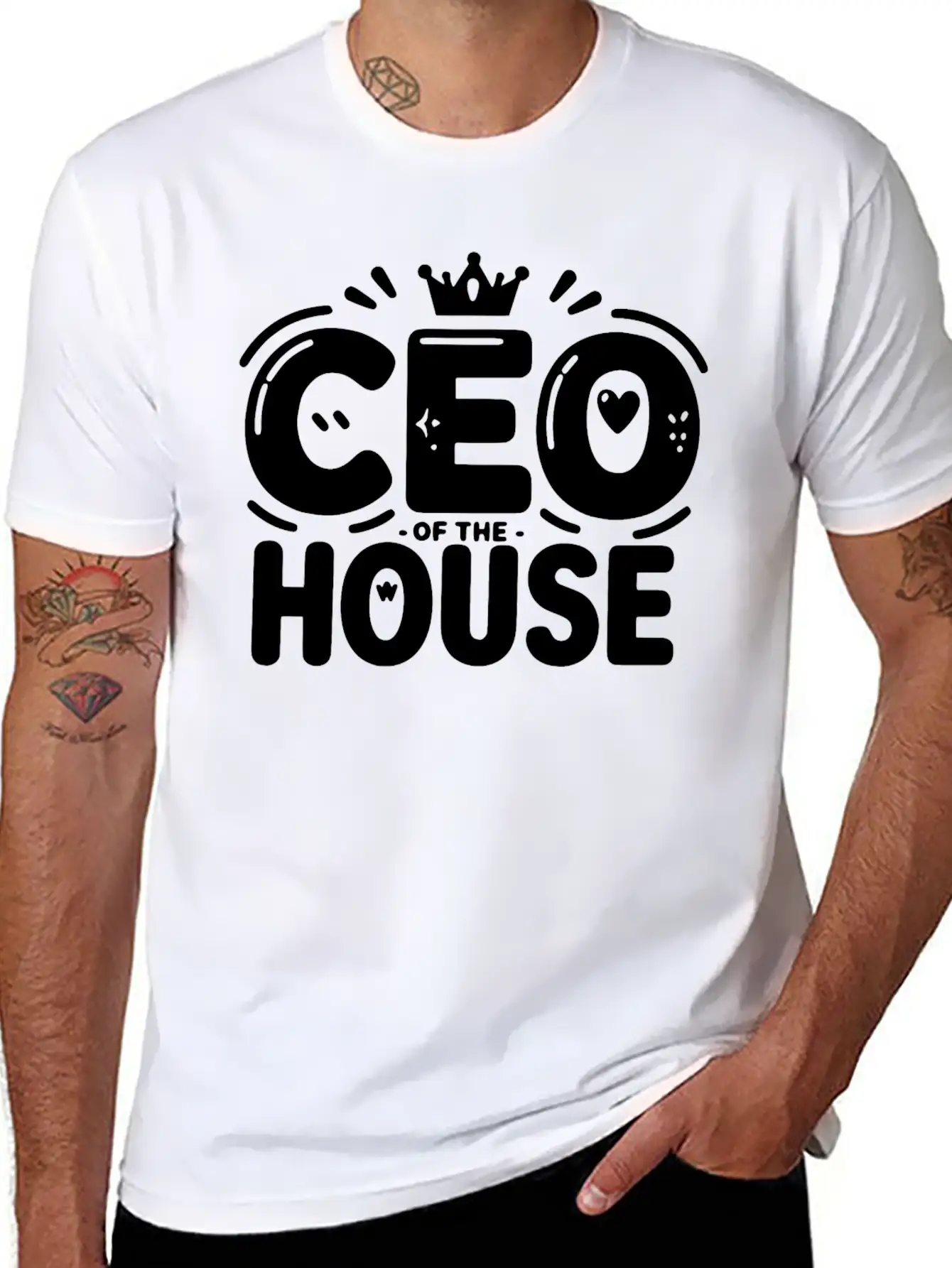 CEO Of The House Unisex Casual T-Shirt – Clean Design For Daily Comfort