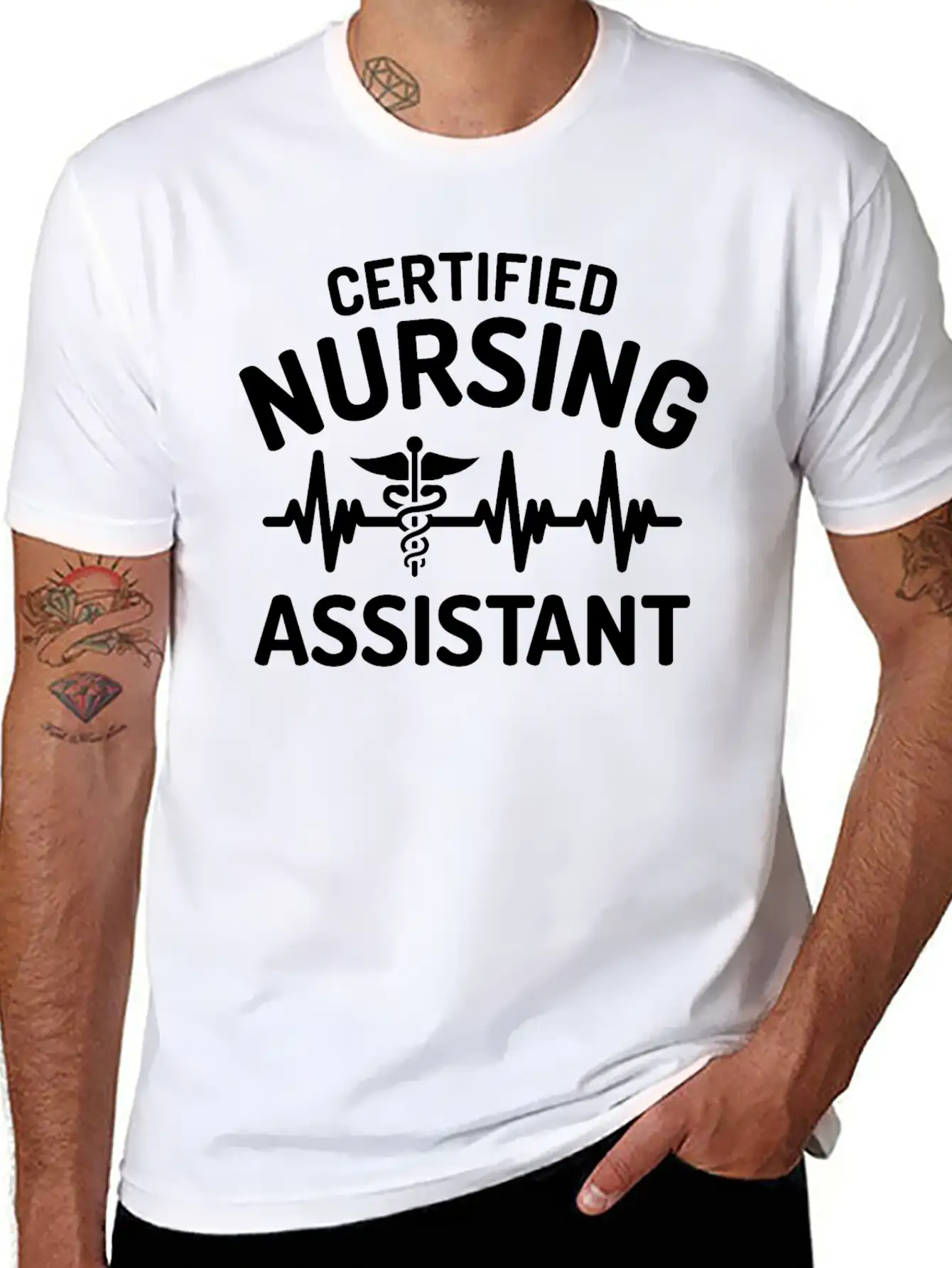 Certified Nursing Assistant, Cna Relaxed Everyday Tee – Lightweight And Durable Cotton