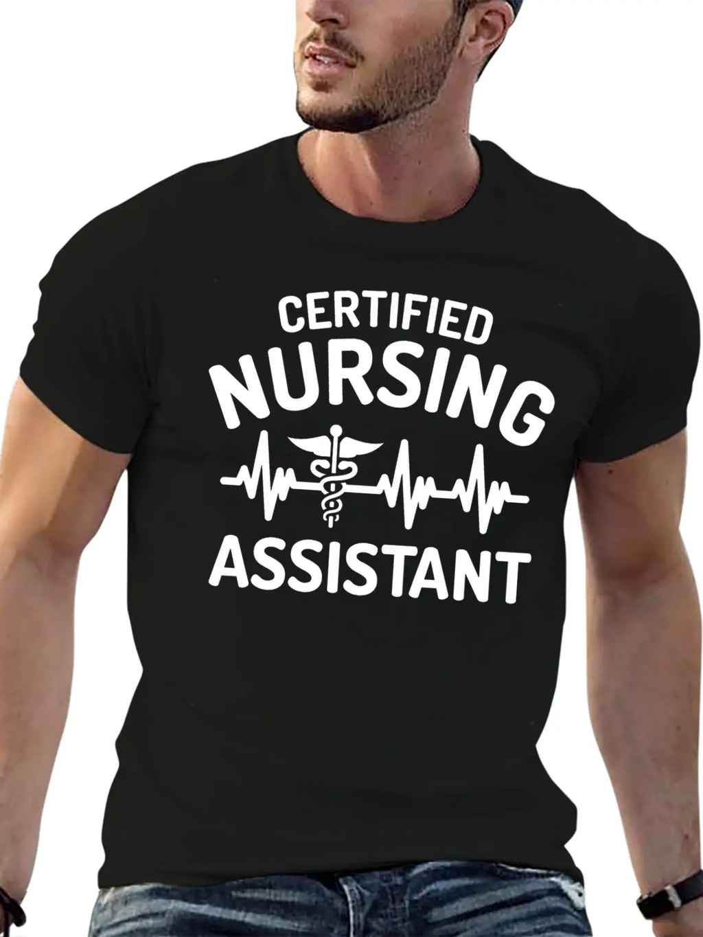 Certified Nursing Assistant, Cna Relaxed Everyday Tee – Lightweight And Durable Cotton