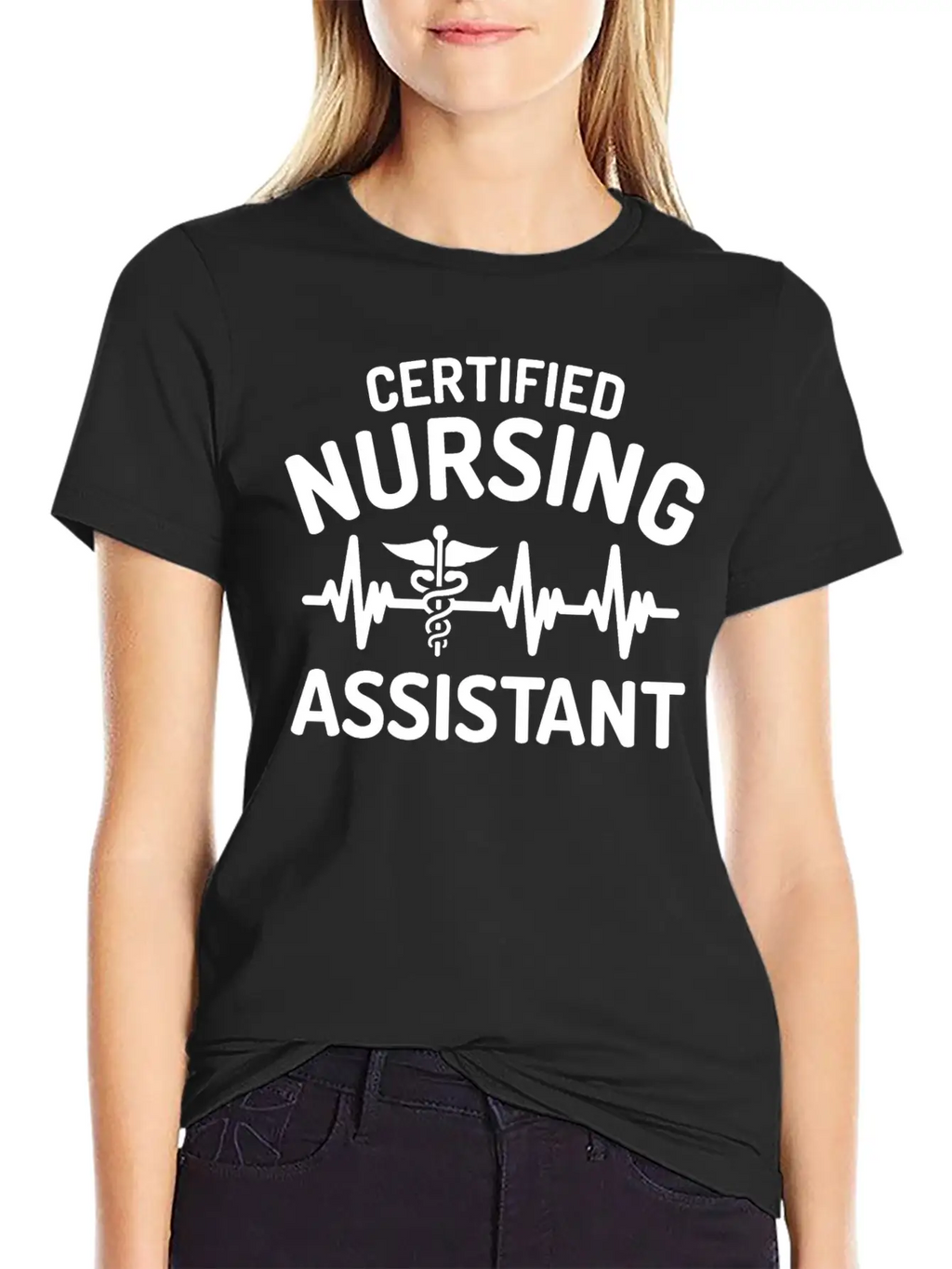 Certified Nursing Assistant, Cna Relaxed Everyday Tee – Lightweight And Durable Cotton