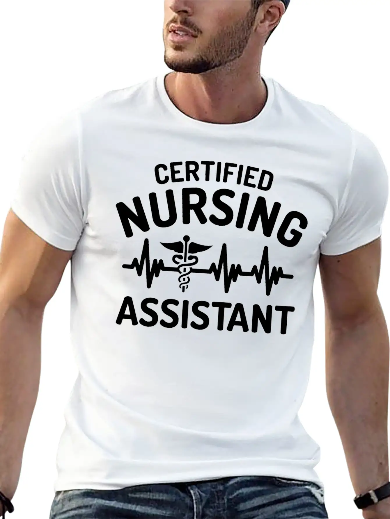 Certified Nursing Assistant, Cna Relaxed Everyday Tee – Lightweight And Durable Cotton