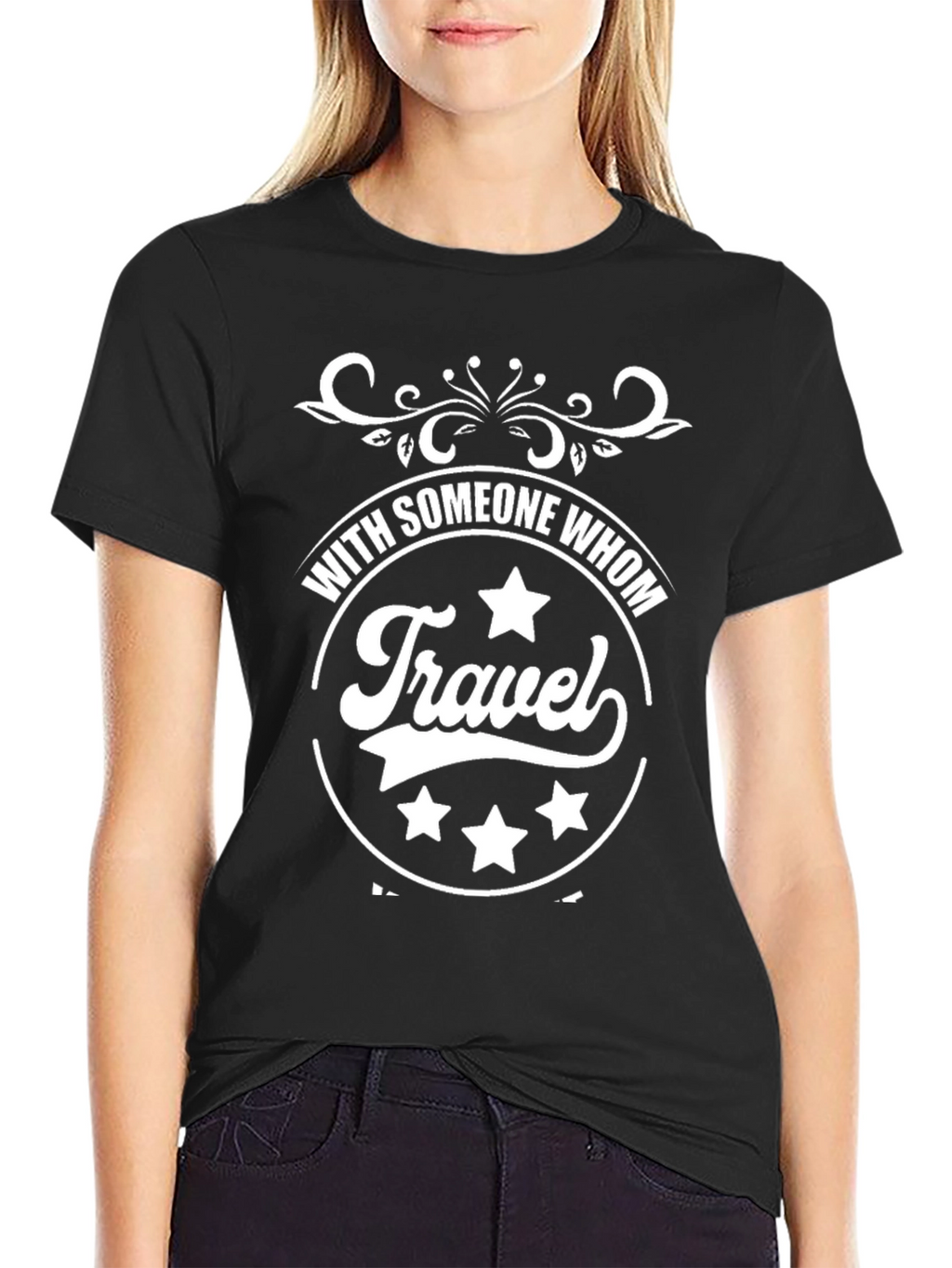 Travel T-Shirt With Star Graphic