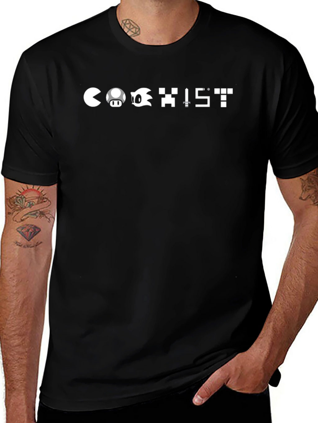 Coexist Gaming T-Shirt - Gamer Tee