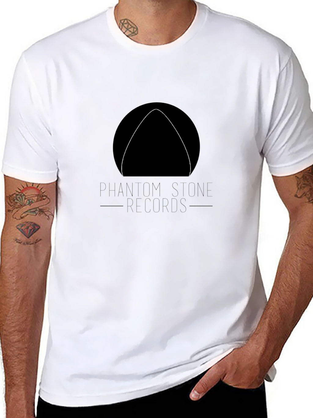 Phantom Stone Records Black T-Shirt