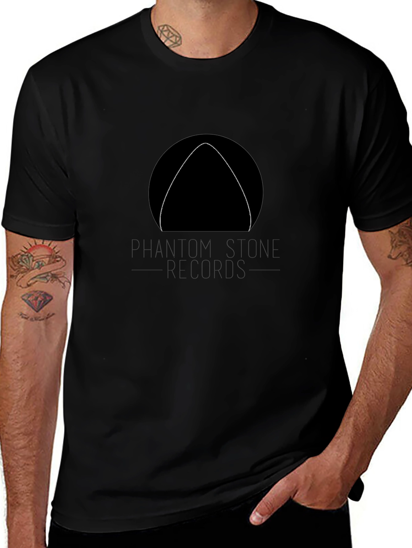 Phantom Stone Records Black T-Shirt