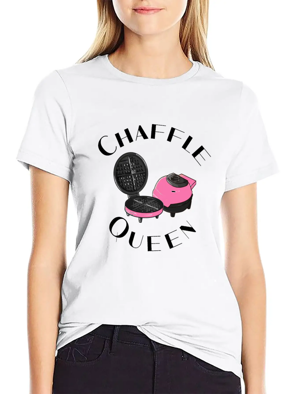 Chaffle Queen Keto Chaffle Waffle Lover Basic Graphic T-Shirt – Daily Comfort In Soft Cotton