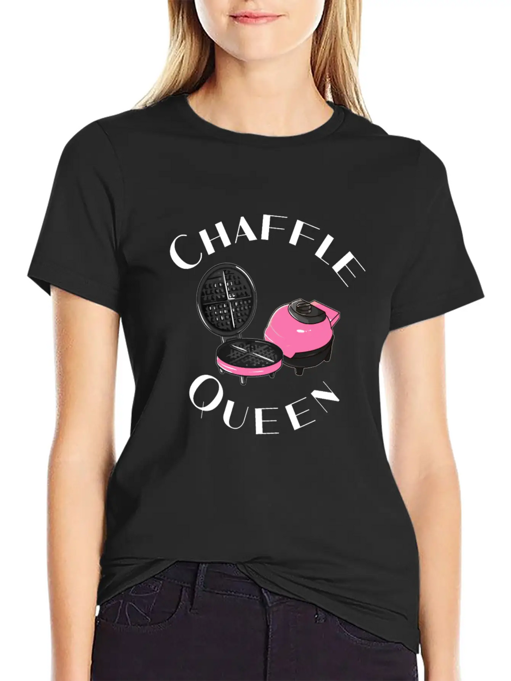 Chaffle Queen Keto Chaffle Waffle Lover Basic Graphic T-Shirt – Daily Comfort In Soft Cotton