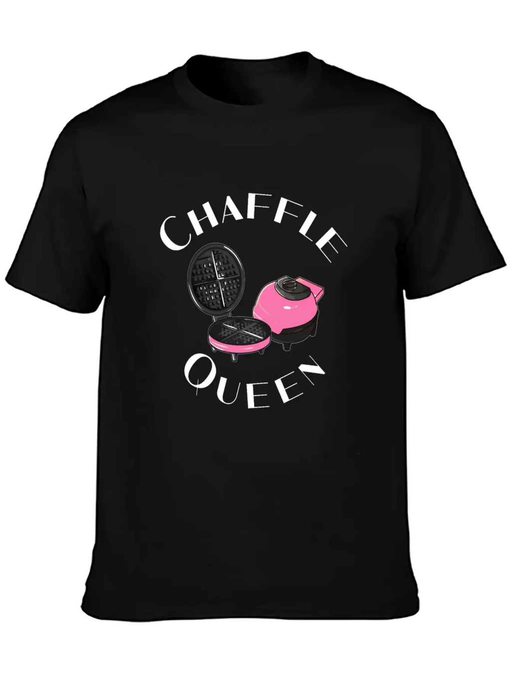Chaffle Queen Keto Chaffle Waffle Lover Basic Graphic T-Shirt – Daily Comfort In Soft Cotton