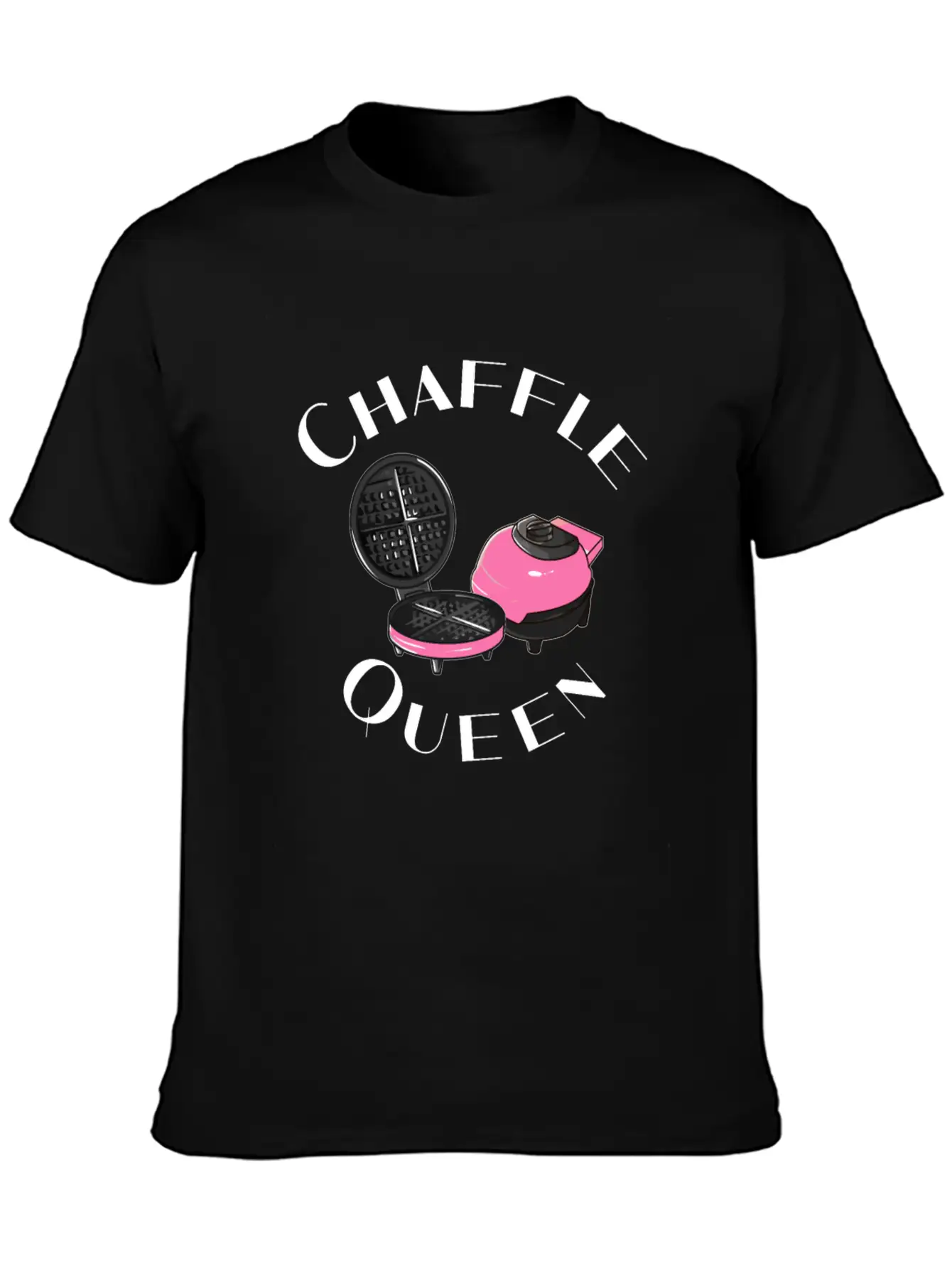 Chaffle Queen Keto Chaffle Waffle Lover Basic Graphic T-Shirt – Daily Comfort In Soft Cotton