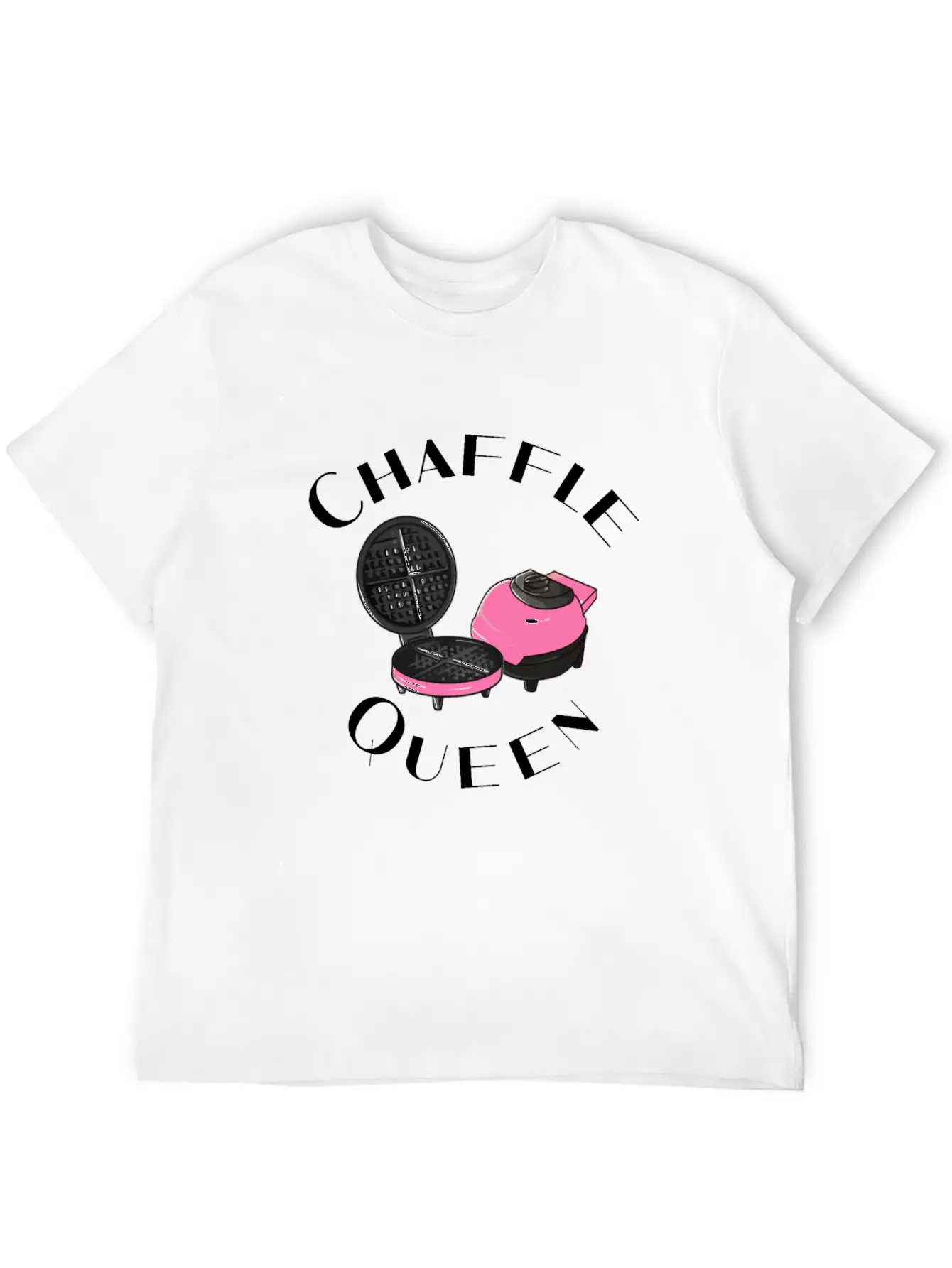Chaffle Queen Keto Chaffle Waffle Lover Basic Graphic T-Shirt – Daily Comfort In Soft Cotton