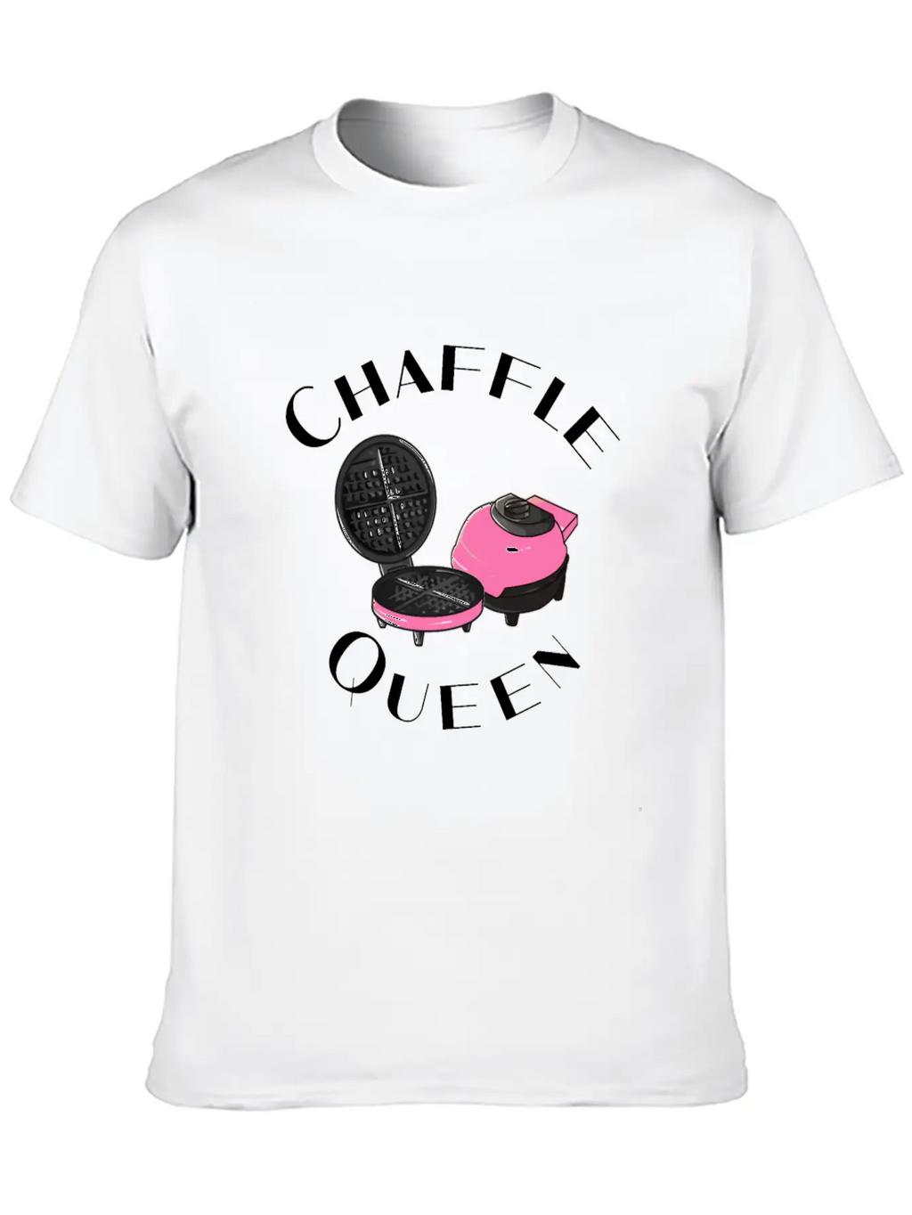 Chaffle Queen Keto Chaffle Waffle Lover Basic Graphic T-Shirt – Daily Comfort In Soft Cotton
