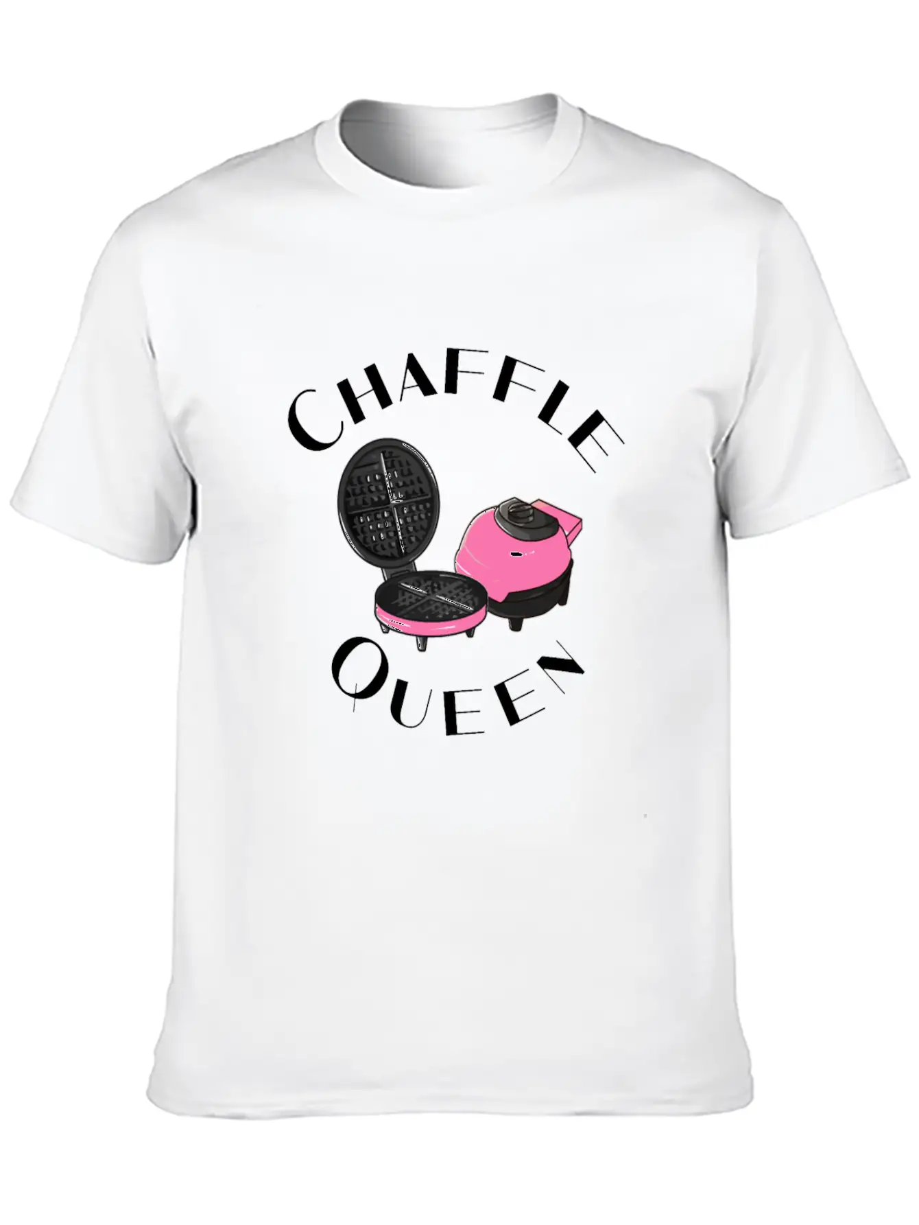 Chaffle Queen Keto Chaffle Waffle Lover Basic Graphic T-Shirt – Daily Comfort In Soft Cotton