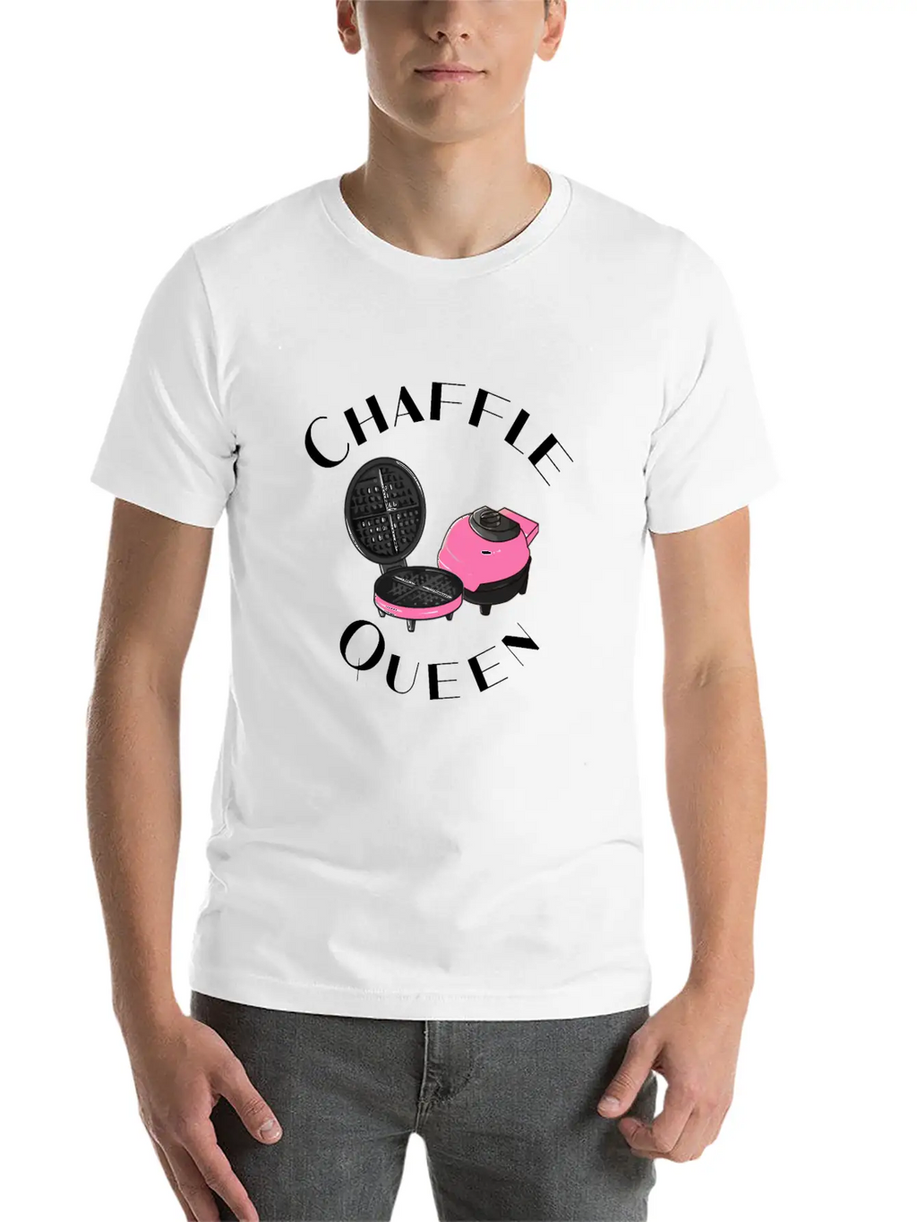 Chaffle Queen Keto Chaffle Waffle Lover Basic Graphic T-Shirt – Daily Comfort In Soft Cotton