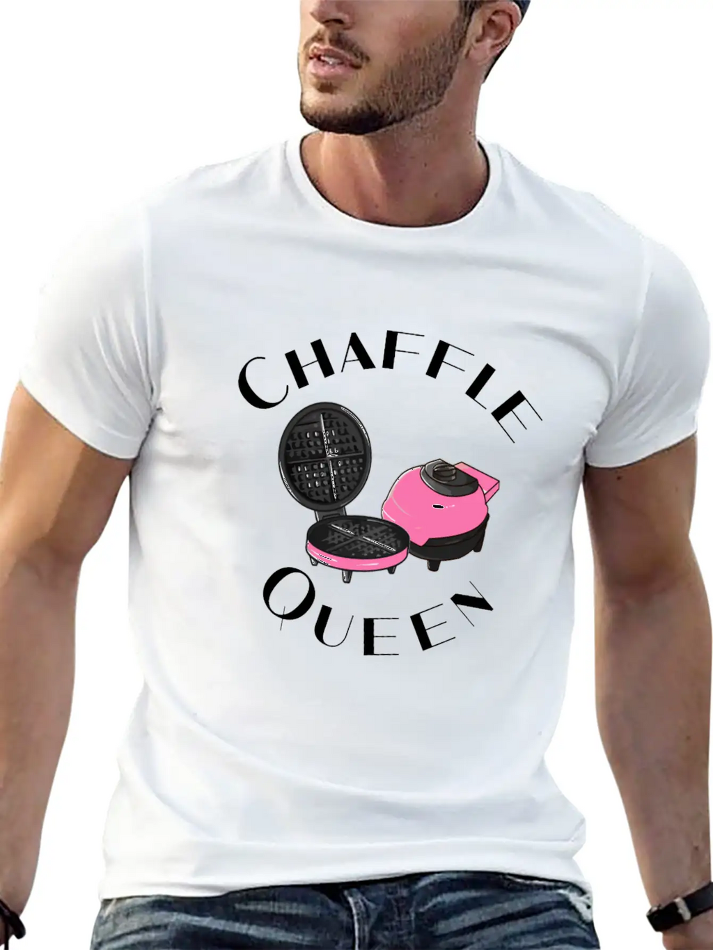 Chaffle Queen Keto Chaffle Waffle Lover Basic Graphic T-Shirt – Daily Comfort In Soft Cotton