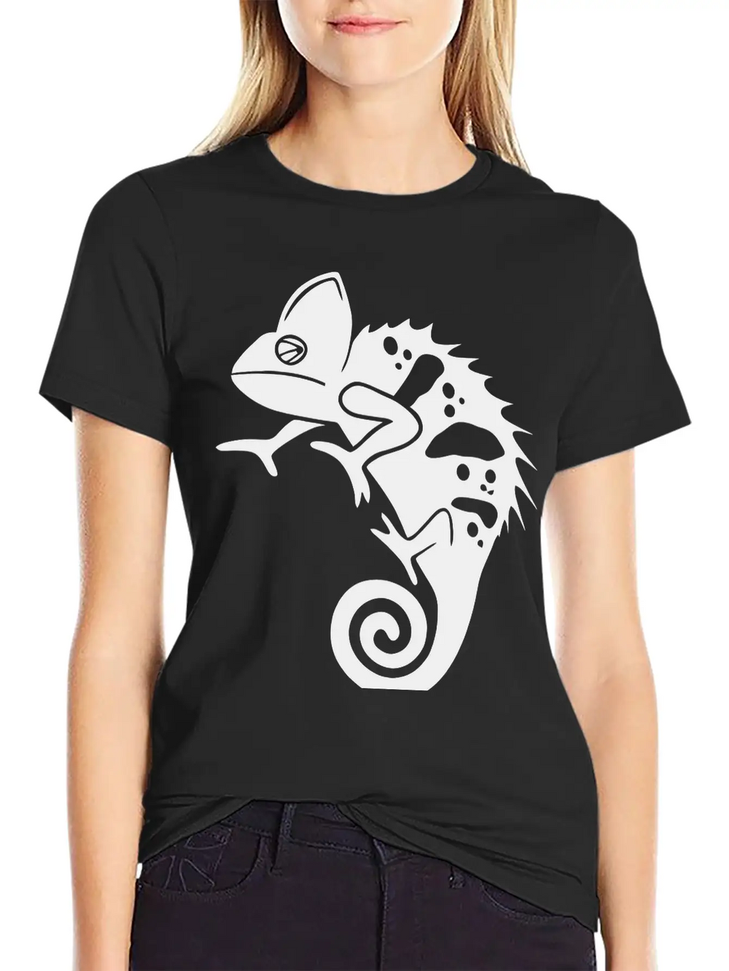 Chameleon Unisex Casual T-Shirt – Clean Design For Daily Comfort