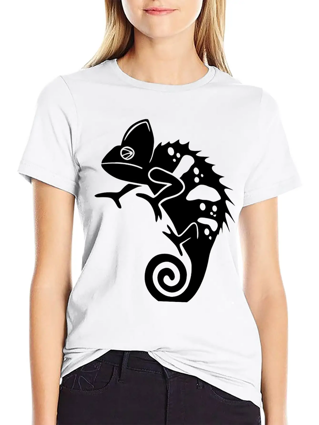 Chameleon Unisex Casual T-Shirt – Clean Design For Daily Comfort