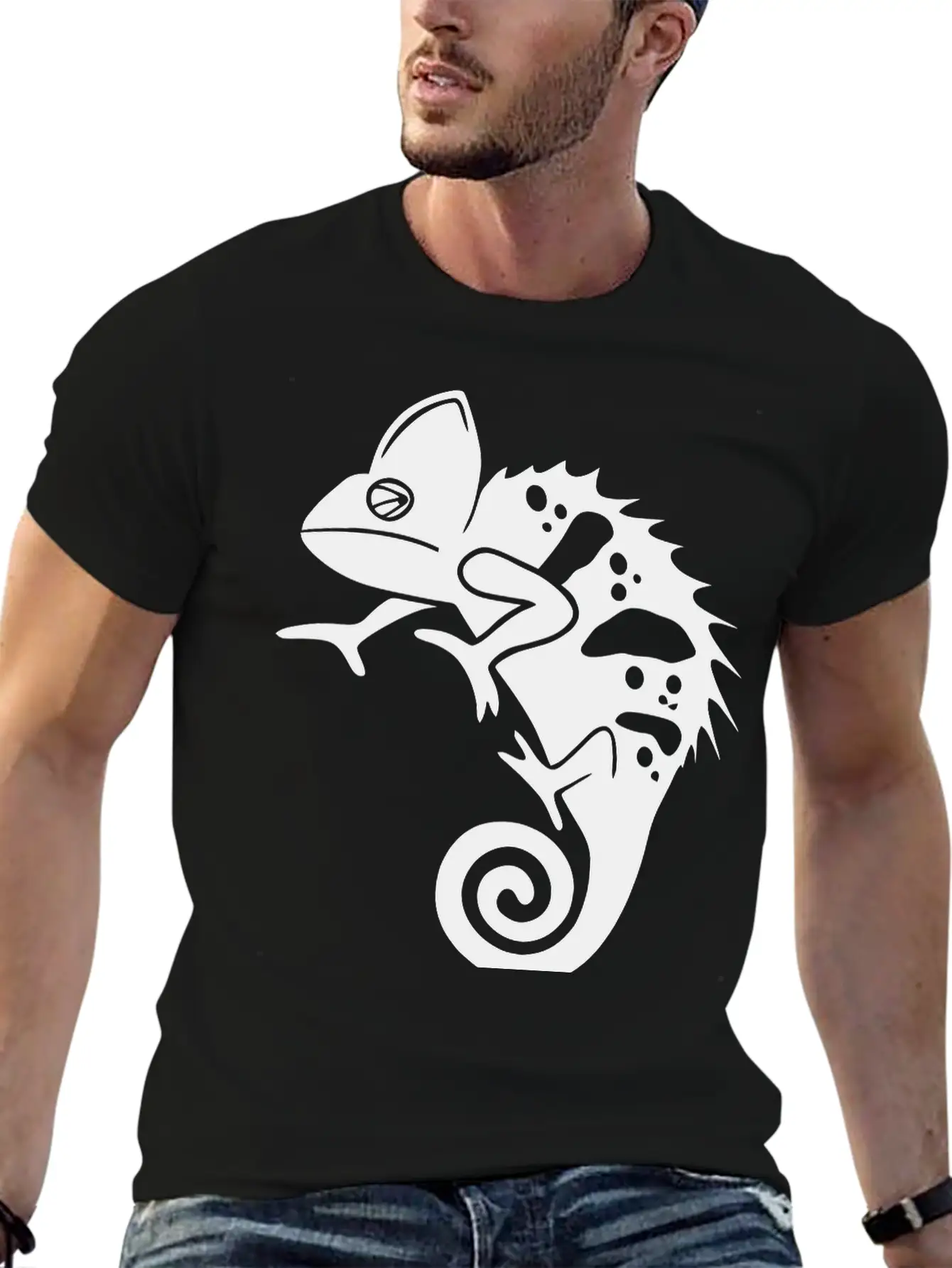 Chameleon Unisex Casual T-Shirt – Clean Design For Daily Comfort
