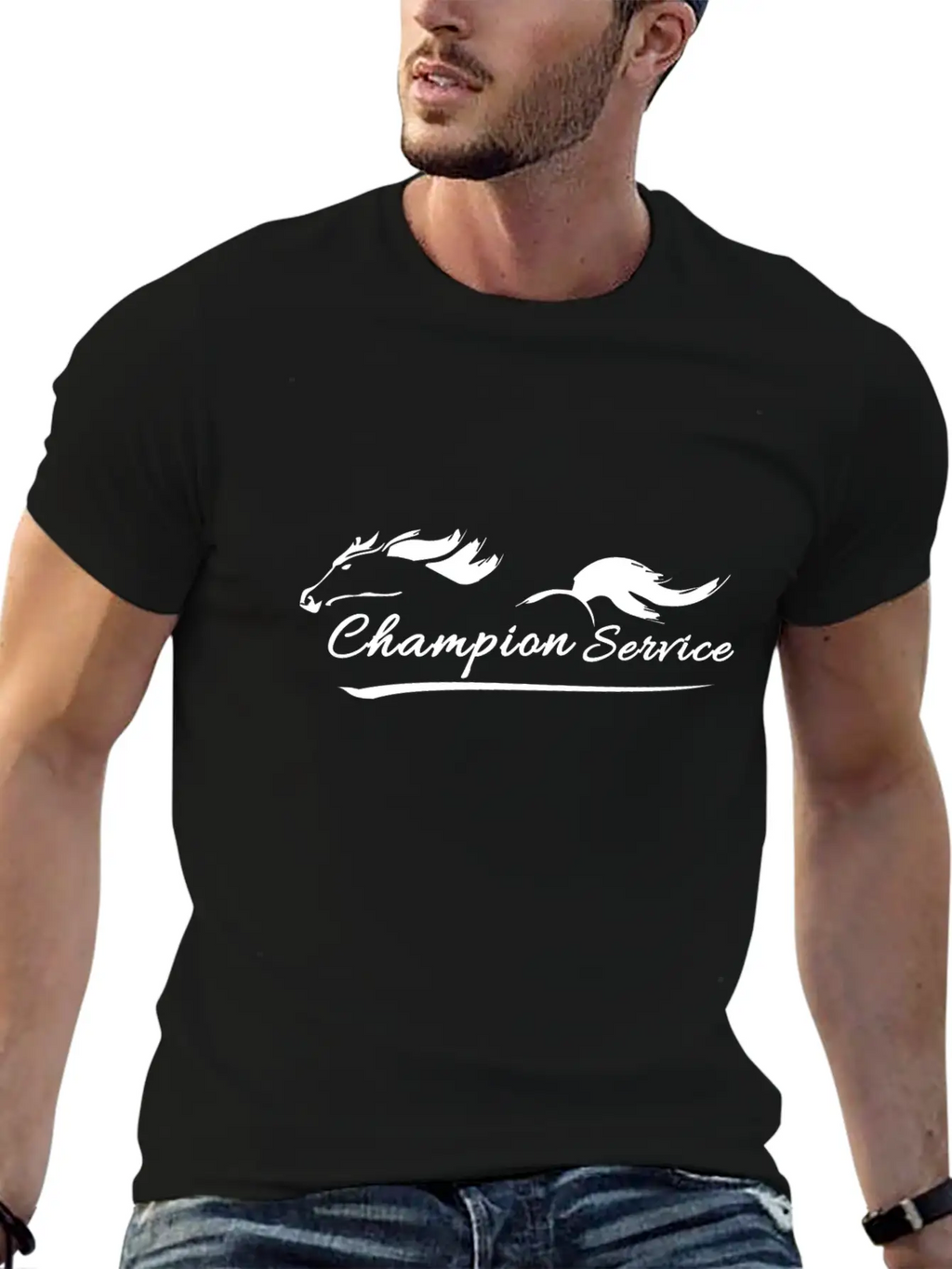 Champion Service Tournament Moron Classic Cotton Tee – Unisex Comfort For Any Season