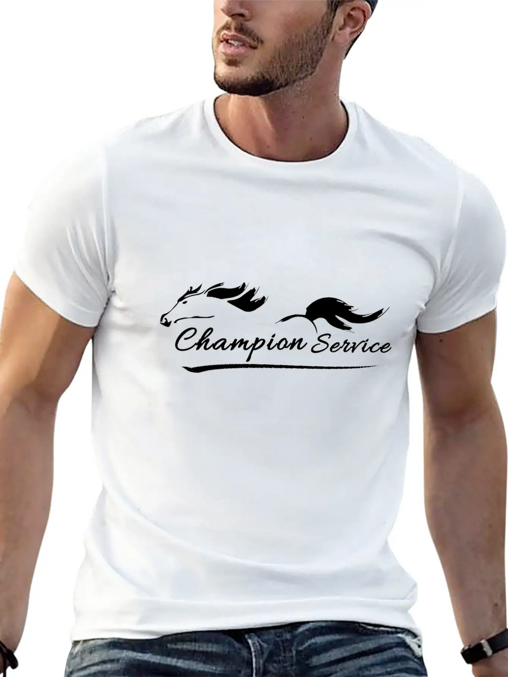 Champion Service Tournament Moron Classic Cotton Tee – Unisex Comfort For Any Season