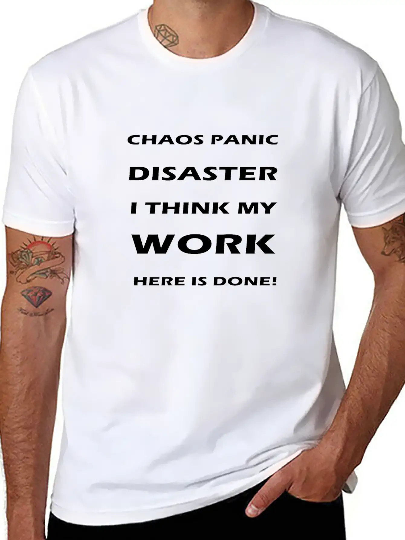 Chaos Panic Stylish Everyday T-Shirt – Unisex Basic Cotton Tee