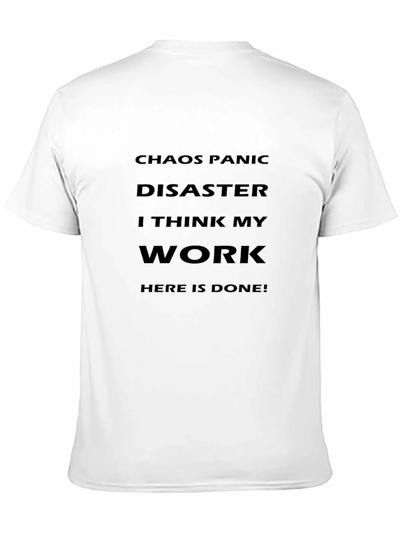 Chaos Panic Stylish Everyday T-Shirt – Unisex Basic Cotton Tee