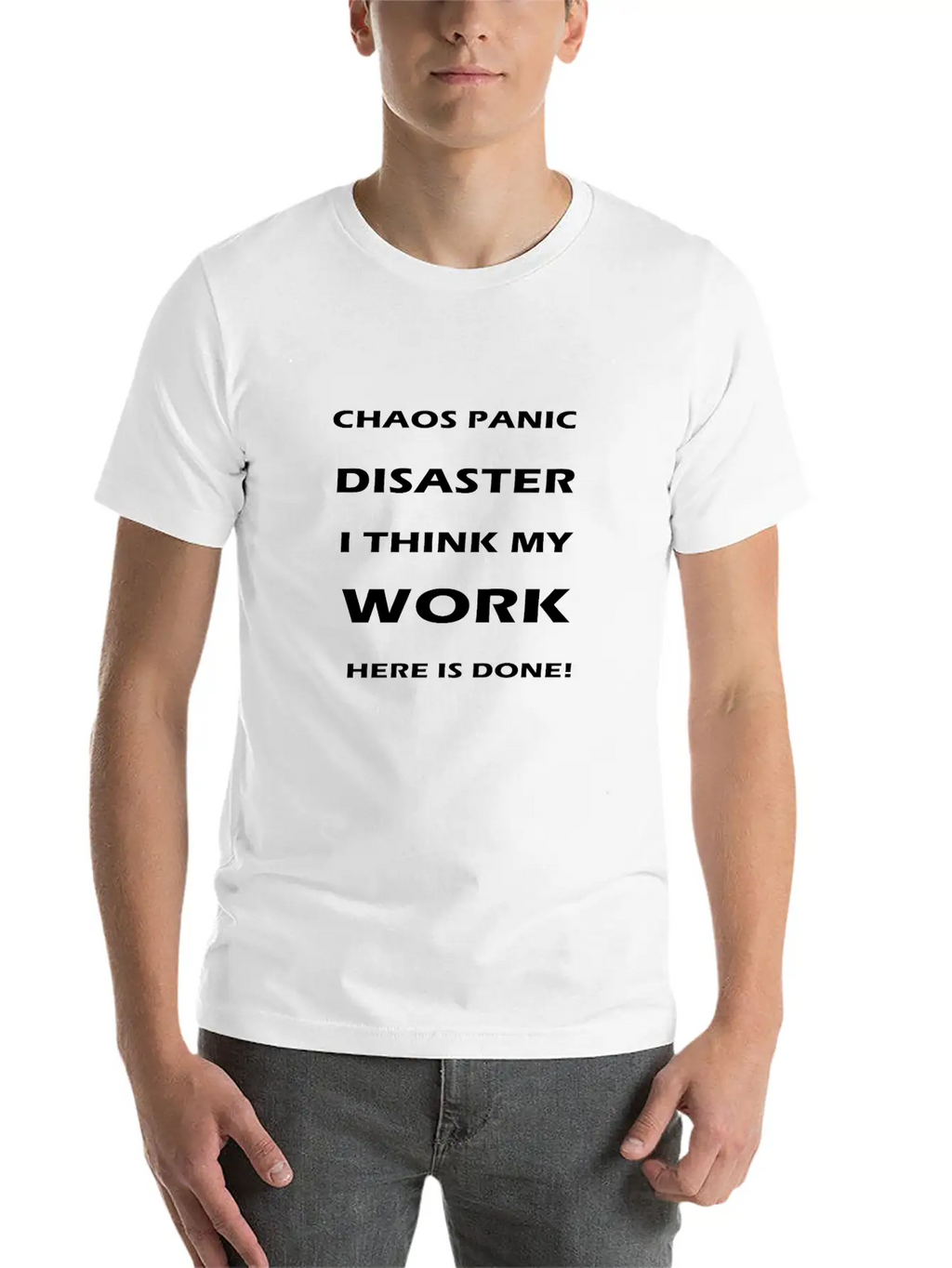 Chaos Panic Stylish Everyday T-Shirt – Unisex Basic Cotton Tee