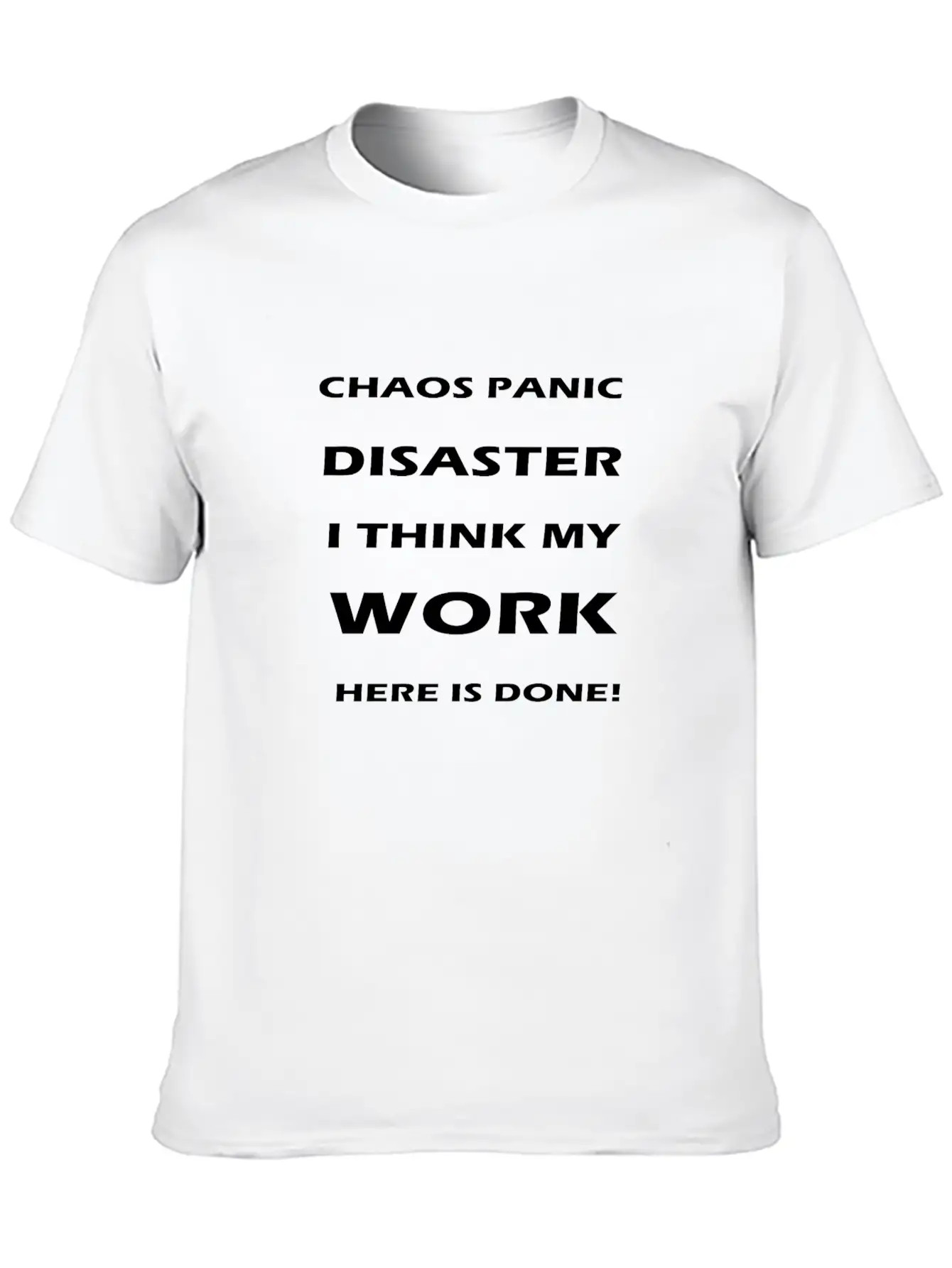 Chaos Panic Stylish Everyday T-Shirt – Unisex Basic Cotton Tee