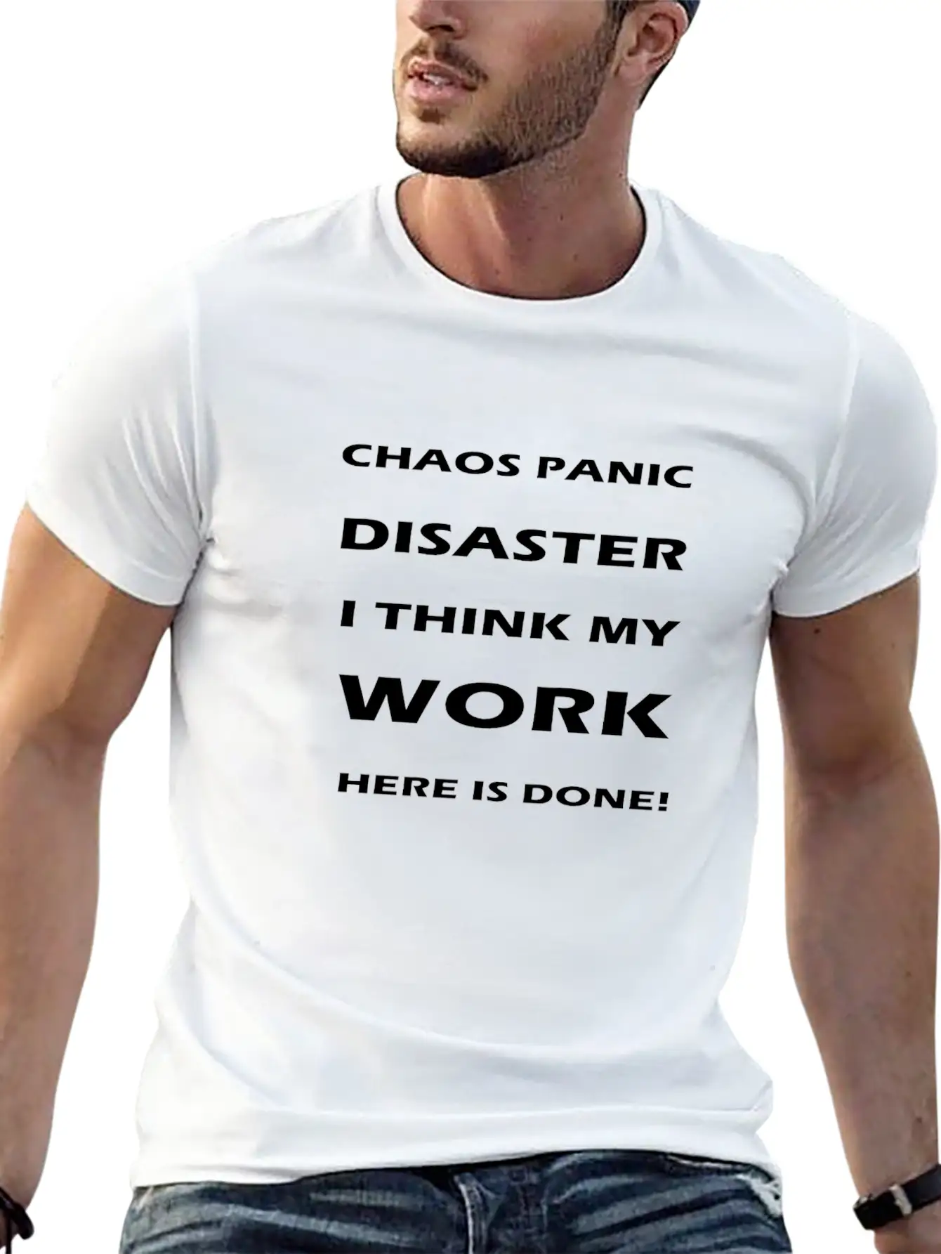Chaos Panic Stylish Everyday T-Shirt – Unisex Basic Cotton Tee