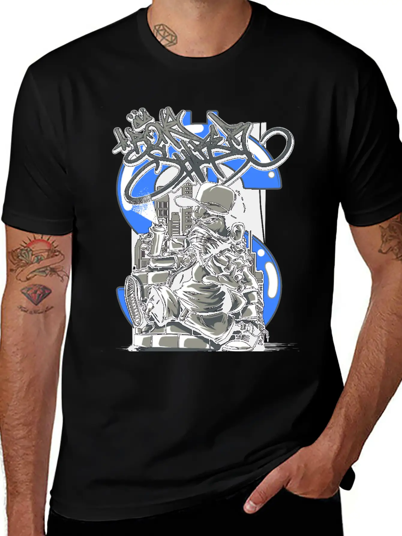 Character Art Essential Cotton Tee For Daily Outfits – Unisex Style