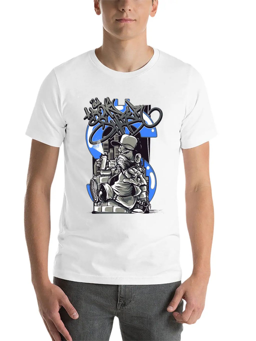 Character Art Essential Cotton Tee For Daily Outfits – Unisex Style