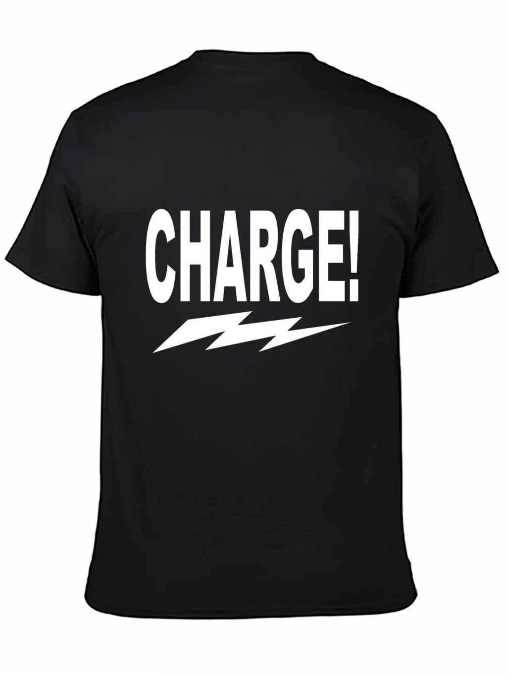Charge! W Lightning Bolt Classic Cotton Tee – Unisex Comfort For Any Season
