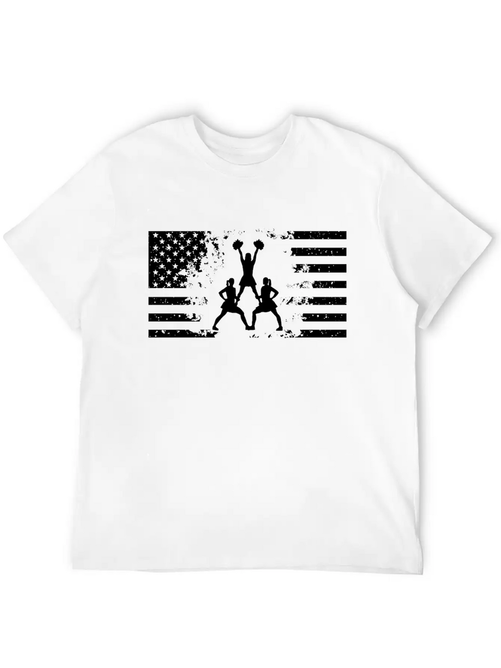 Cheerleading Flag Shirt Classic Cotton Tee – Unisex Comfort For Any Season