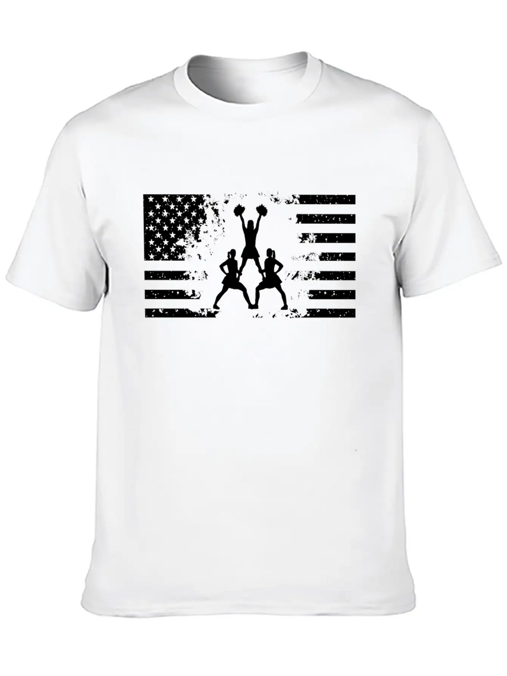 Cheerleading Flag Shirt Classic Cotton Tee – Unisex Comfort For Any Season