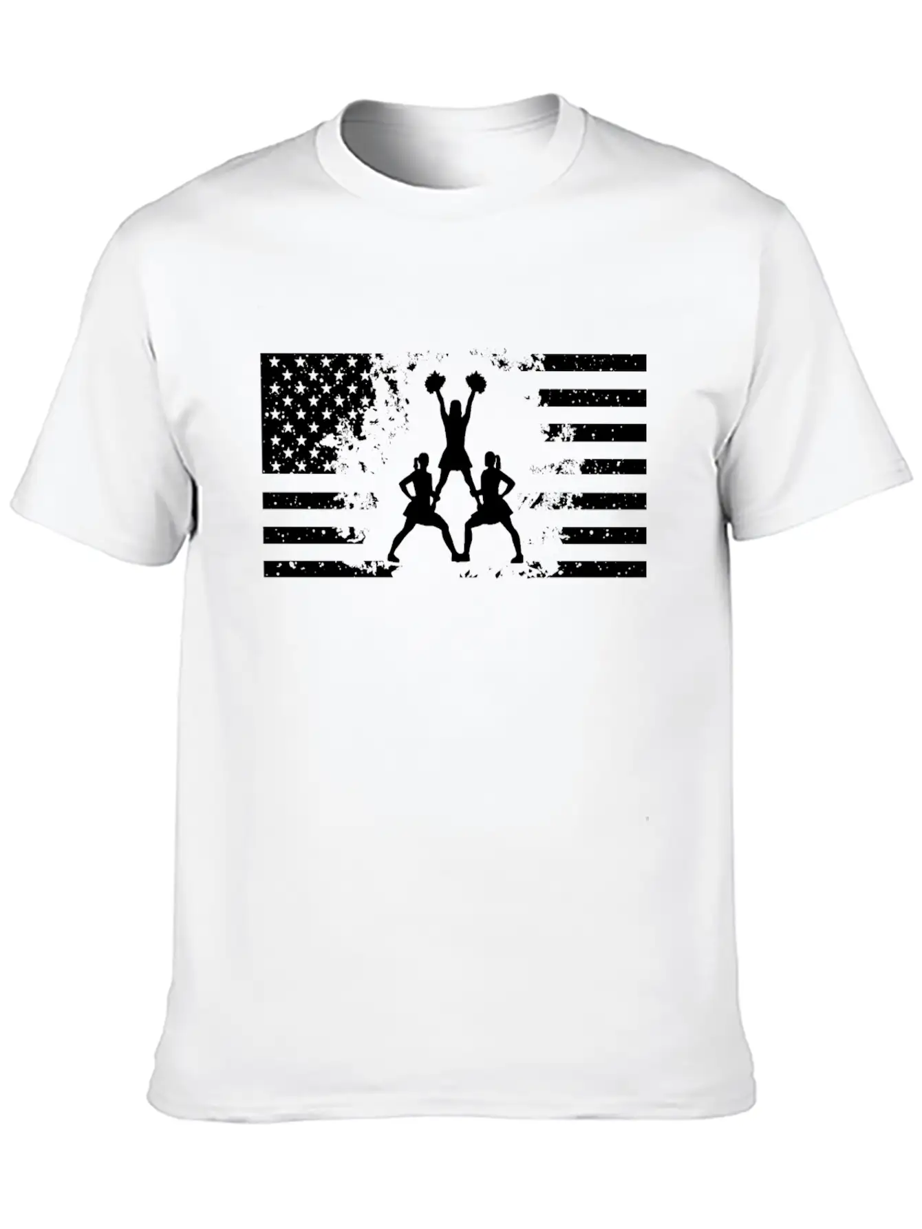 Cheerleading Flag Shirt Classic Cotton Tee – Unisex Comfort For Any Season