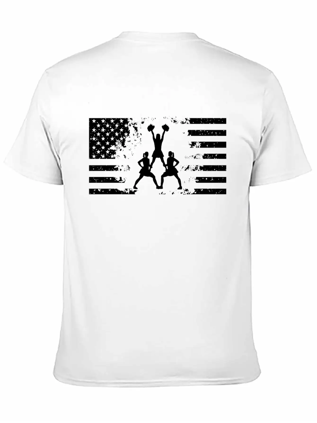 Cheerleading Flag Shirt Classic Cotton Tee – Unisex Comfort For Any Season