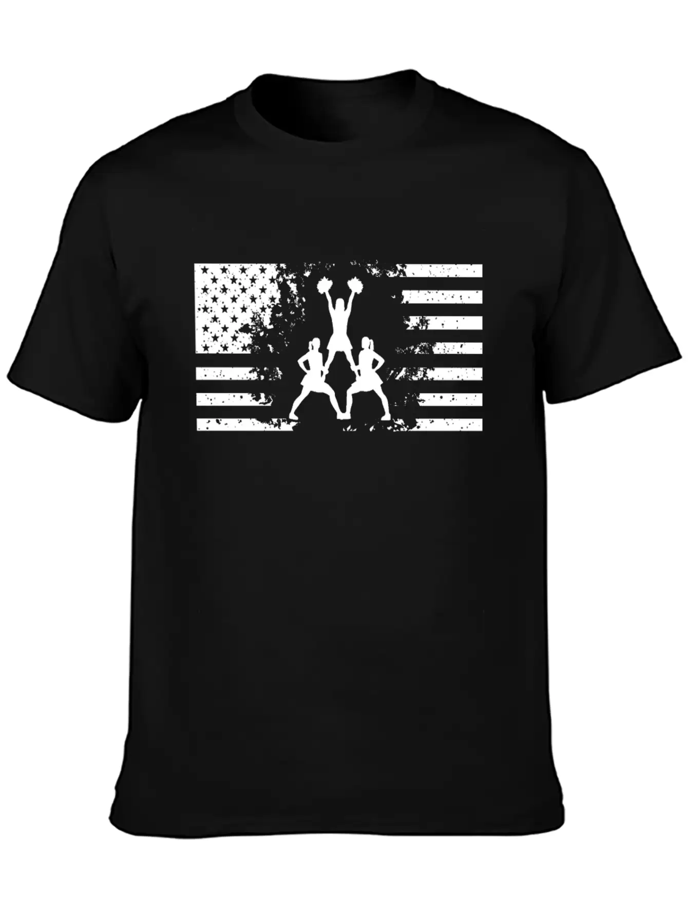 Cheerleading Flag Shirt Classic Cotton Tee – Unisex Comfort For Any Season