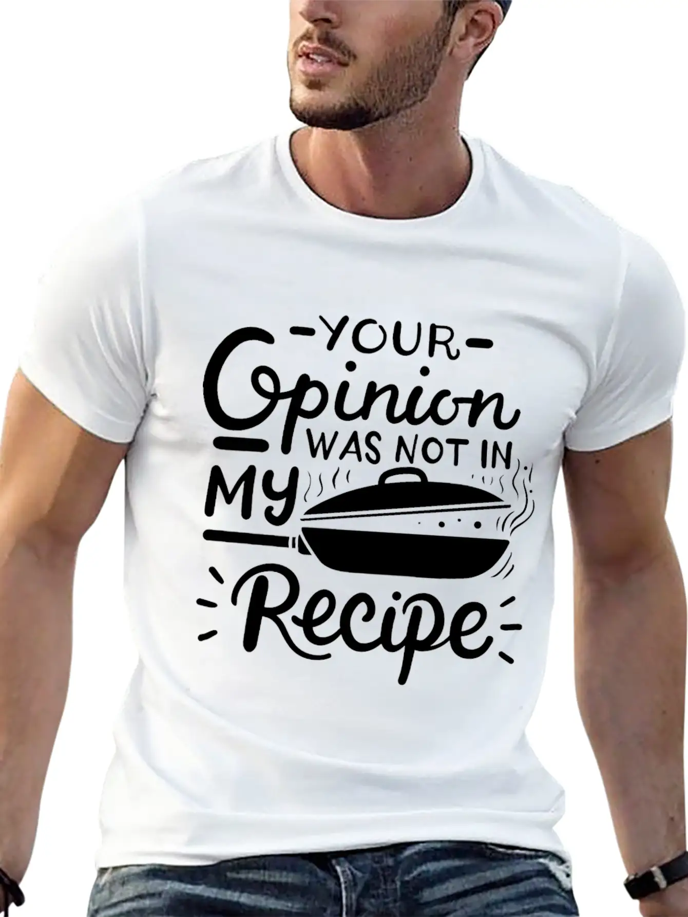 Chef Cook Recipe Cooking Breathable Graphic T-Shirt – Perfect For Casual Days