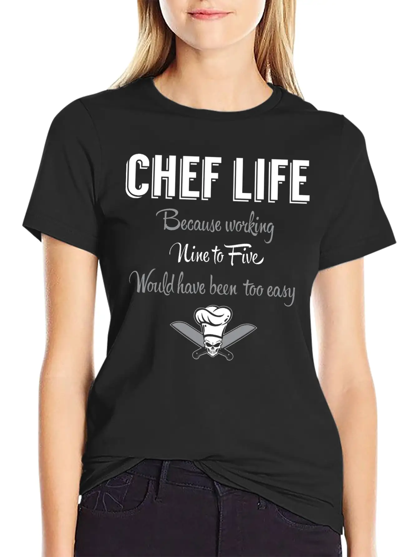 Chef Life Breathable Graphic T-Shirt – Perfect For Casual Days