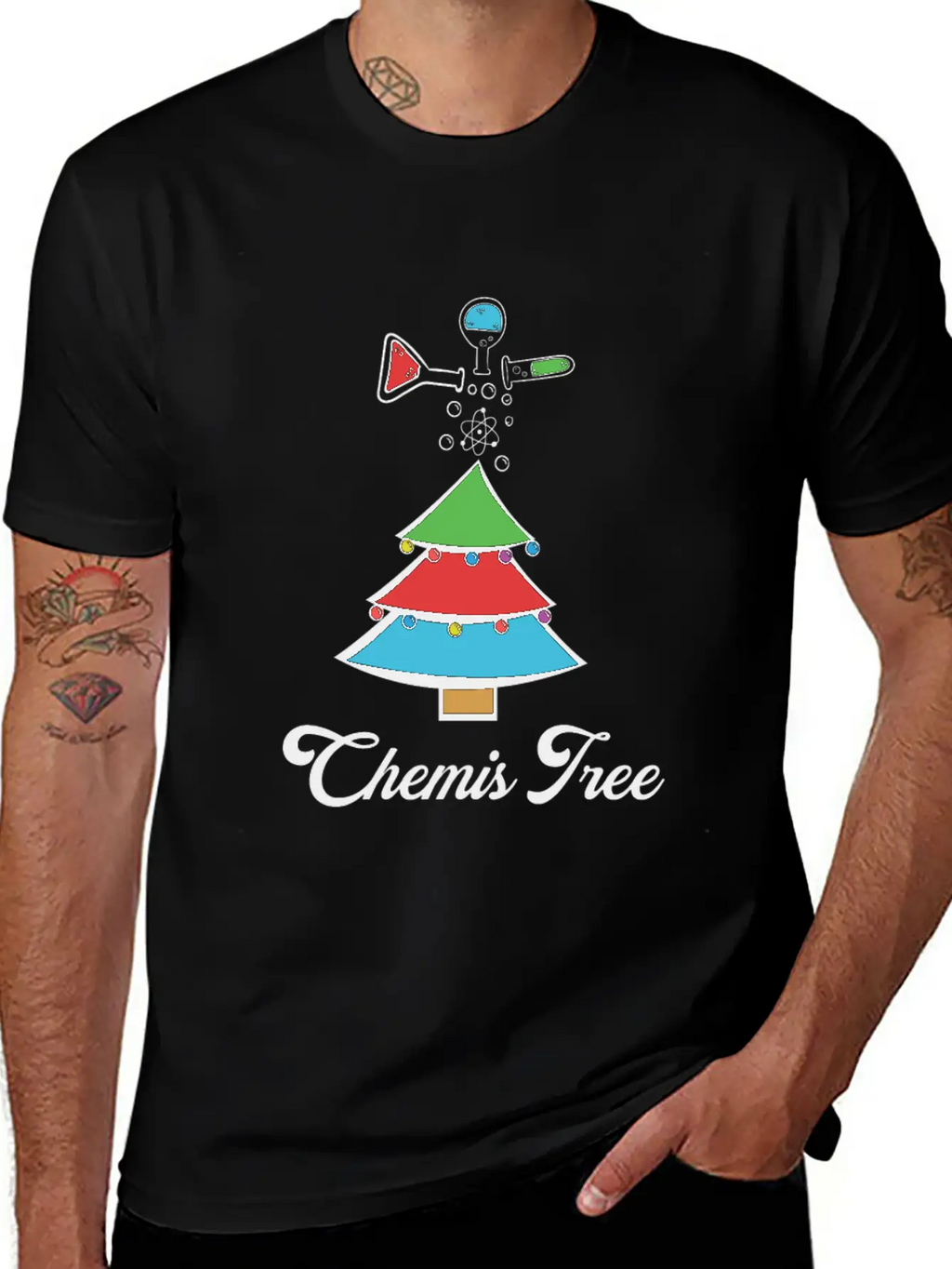 Chemistry Chemist XMAS X-Mas Christmas Unisex Casual T-Shirt – Clean Design For Daily Comfort