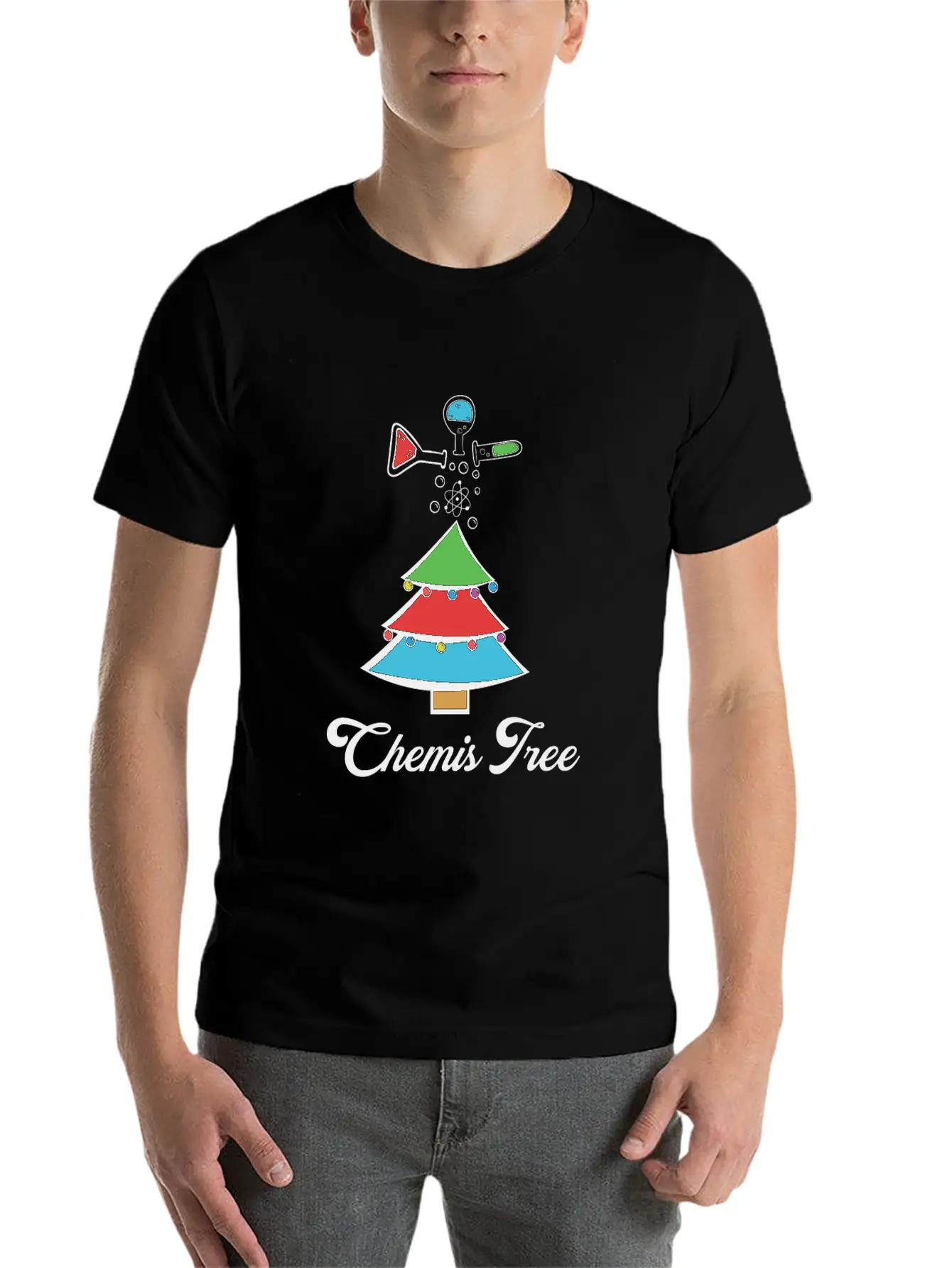 Chemistry Chemist XMAS X-Mas Christmas Unisex Casual T-Shirt – Clean Design For Daily Comfort