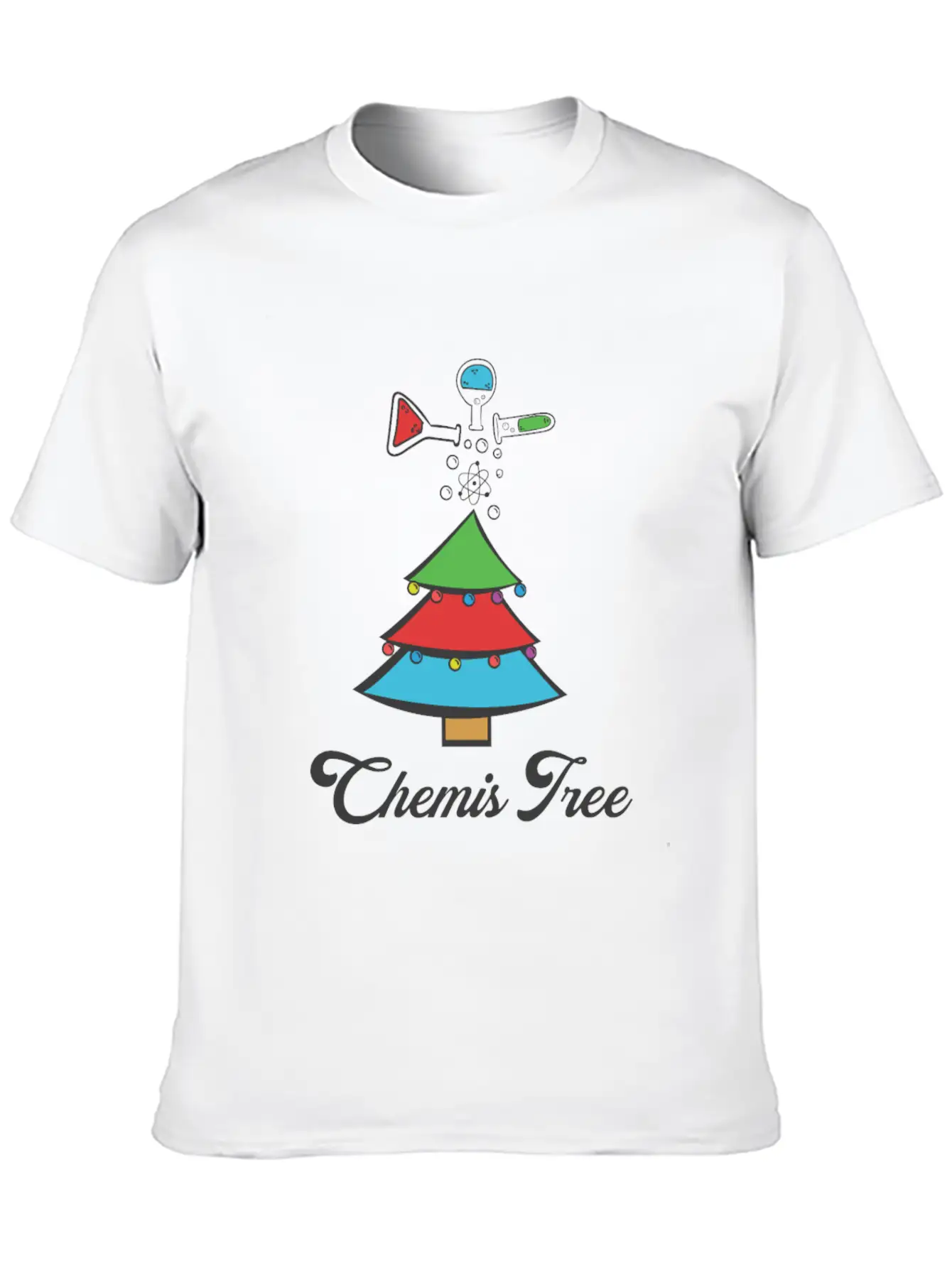 Chemistry Chemist XMAS X-Mas Christmas Unisex Casual T-Shirt – Clean Design For Daily Comfort