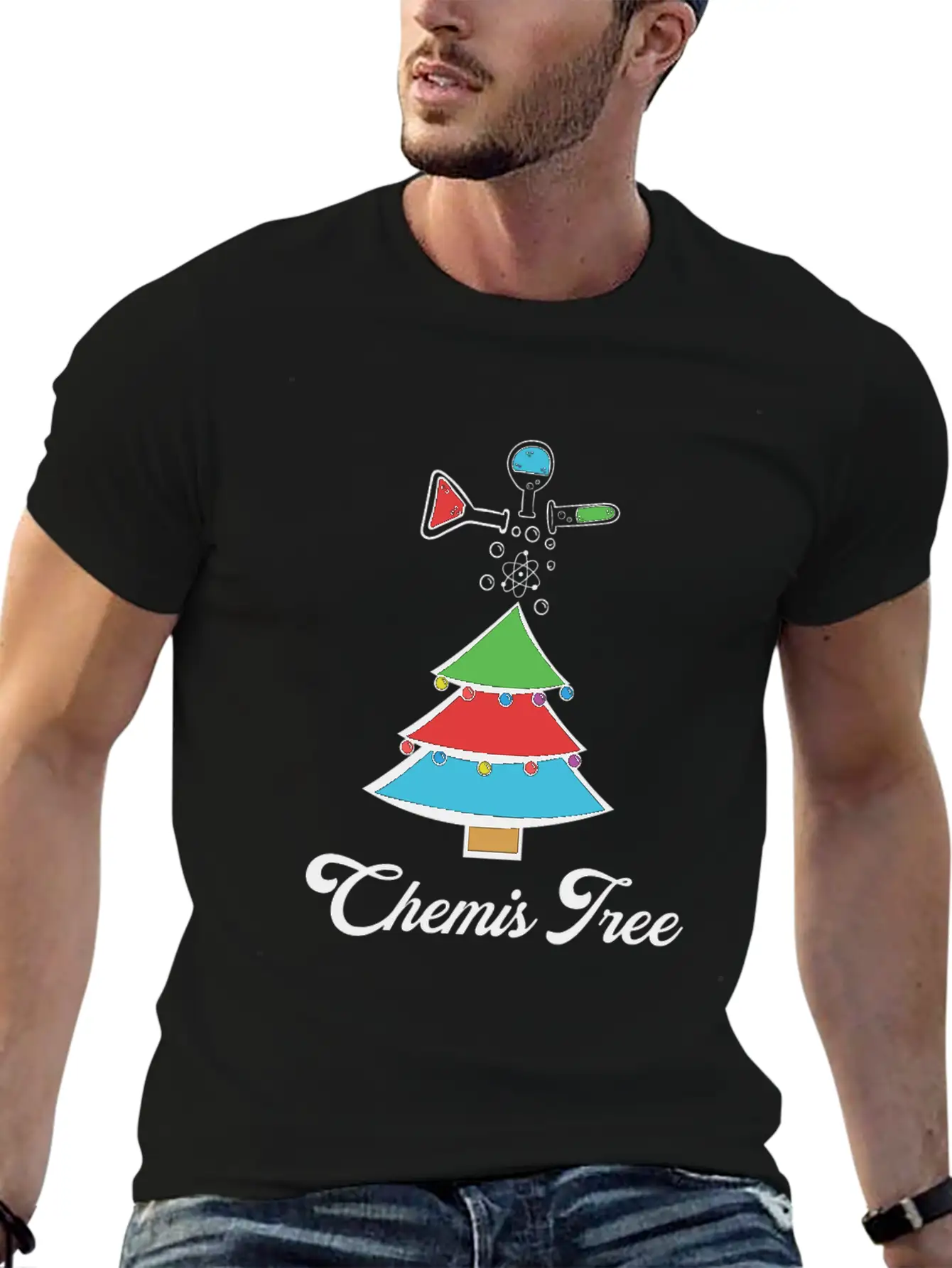 Chemistry Chemist XMAS X-Mas Christmas Unisex Casual T-Shirt – Clean Design For Daily Comfort