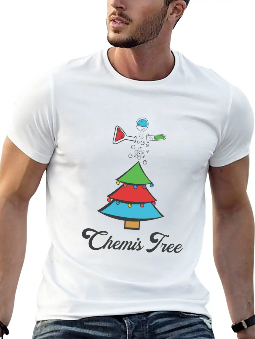 Chemistry Chemist XMAS X-Mas Christmas Unisex Casual T-Shirt – Clean Design For Daily Comfort