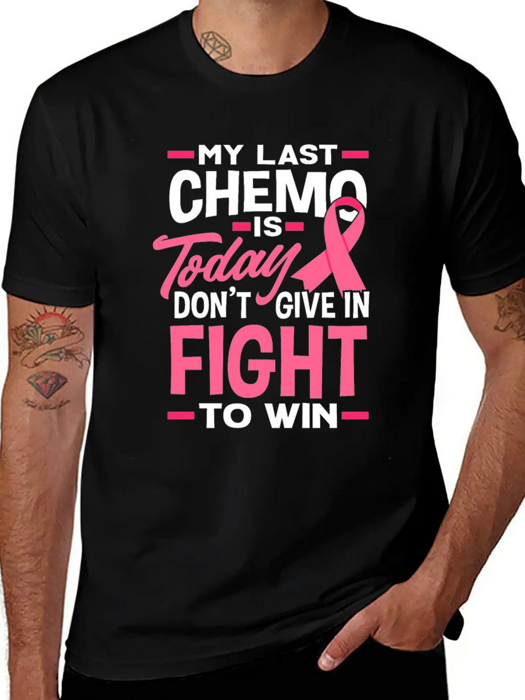 Chemo Persevere Fighter Classic Cotton Tee – Unisex Comfort For Any Season