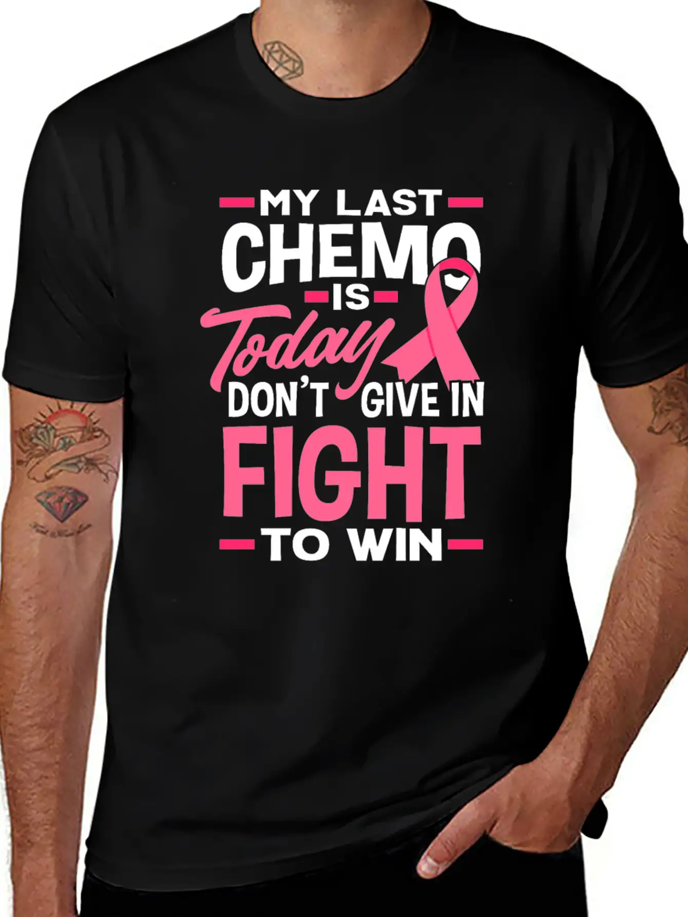 Chemo Persevere Fighter Classic Cotton Tee – Unisex Comfort For Any Season