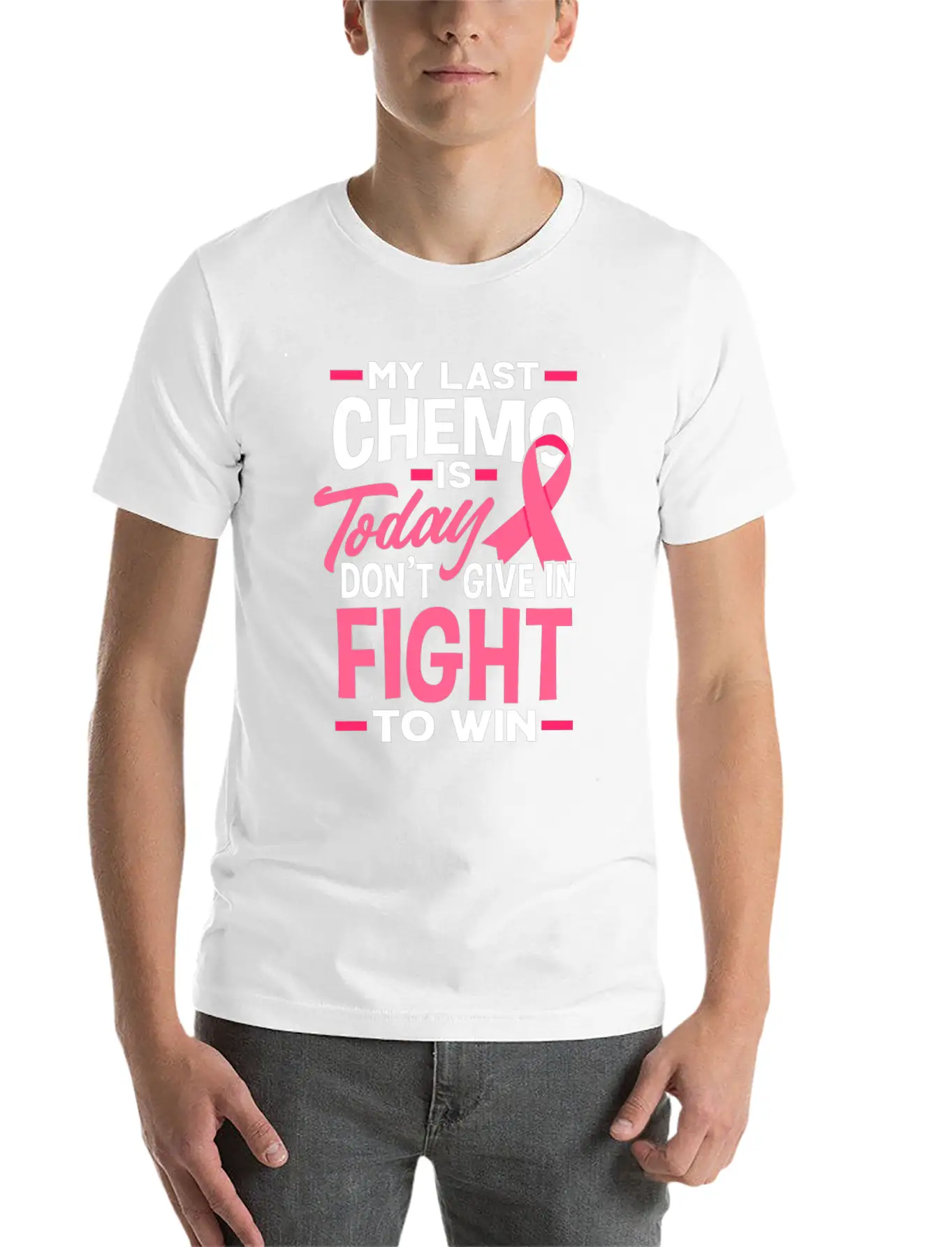 Chemo Persevere Fighter Classic Cotton Tee – Unisex Comfort For Any Season