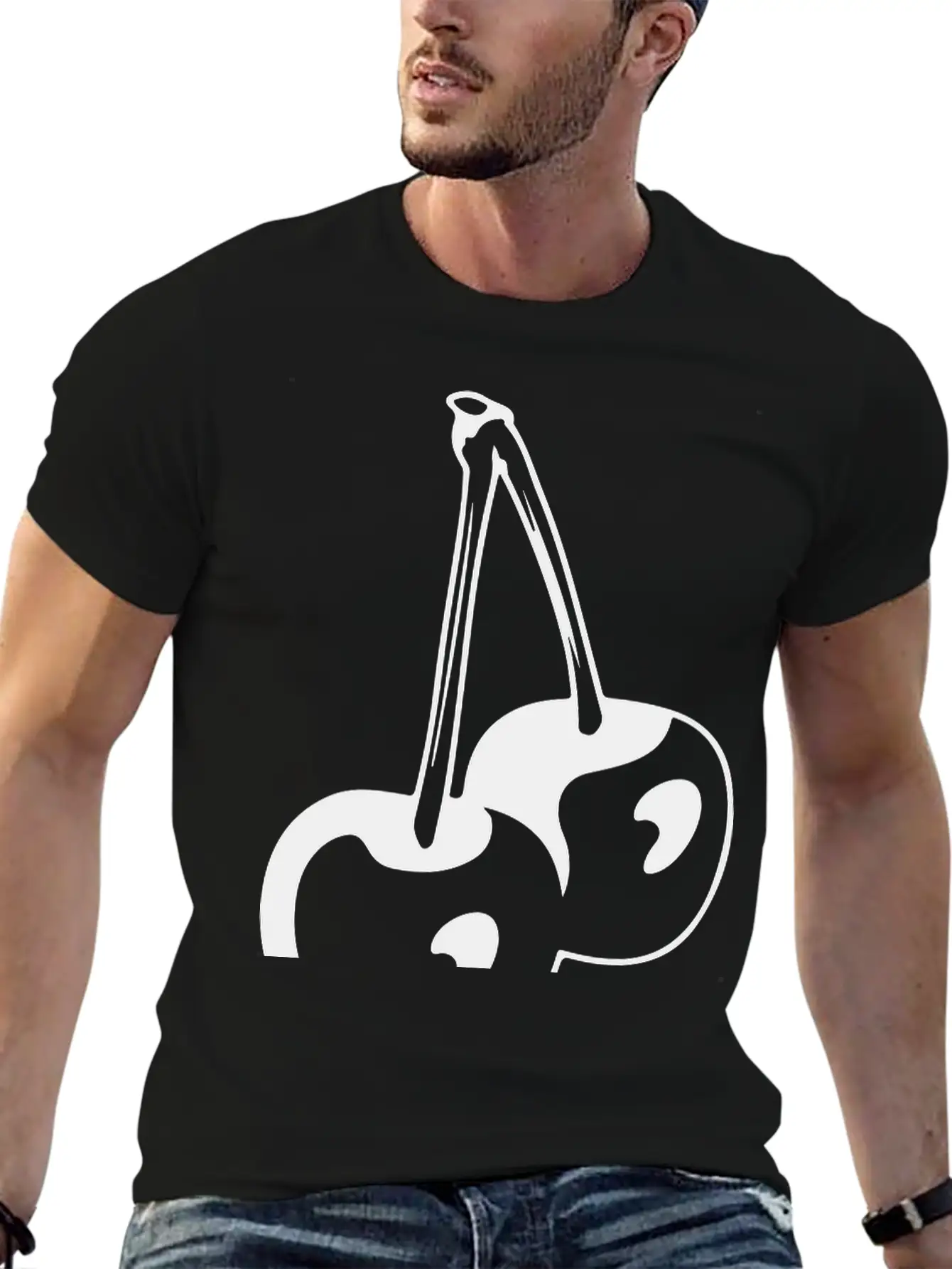 Cherry Basic Graphic T-Shirt – Daily Comfort In Soft Cotton