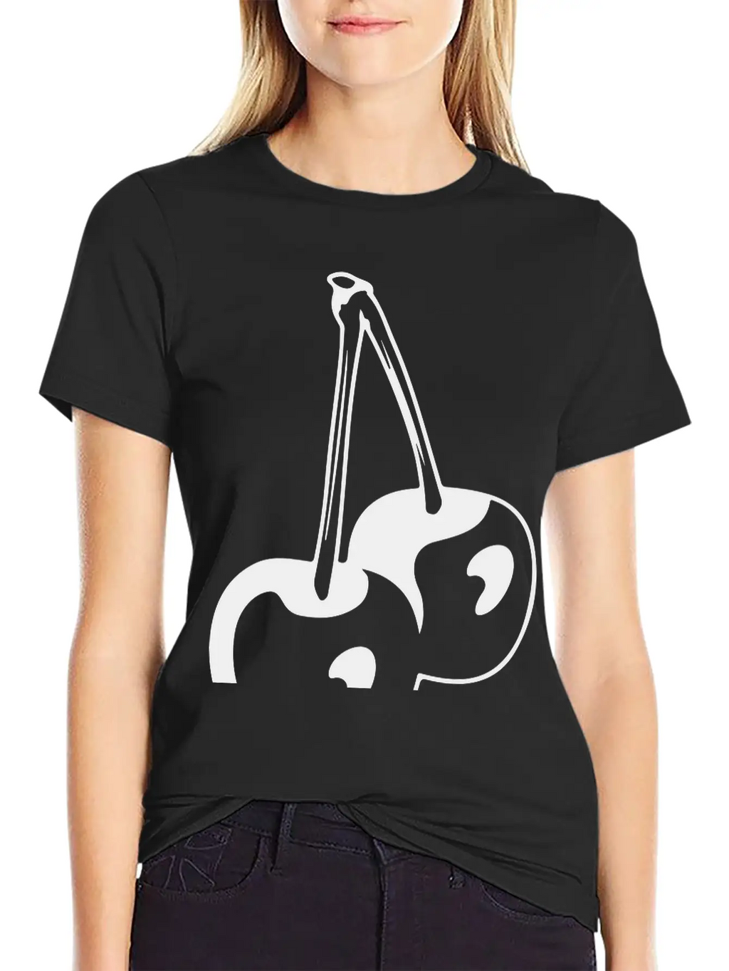 Cherry Basic Graphic T-Shirt – Daily Comfort In Soft Cotton