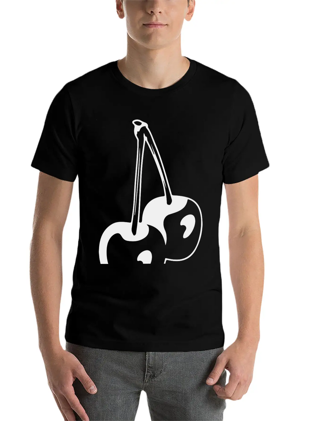 Cherry Basic Graphic T-Shirt – Daily Comfort In Soft Cotton